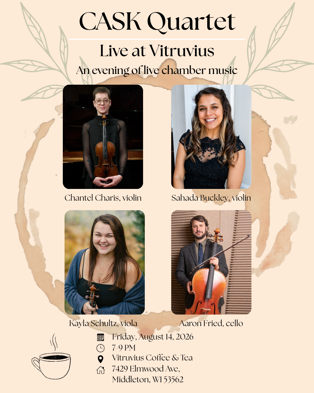 CASK Quartet Live at Vitruvius
