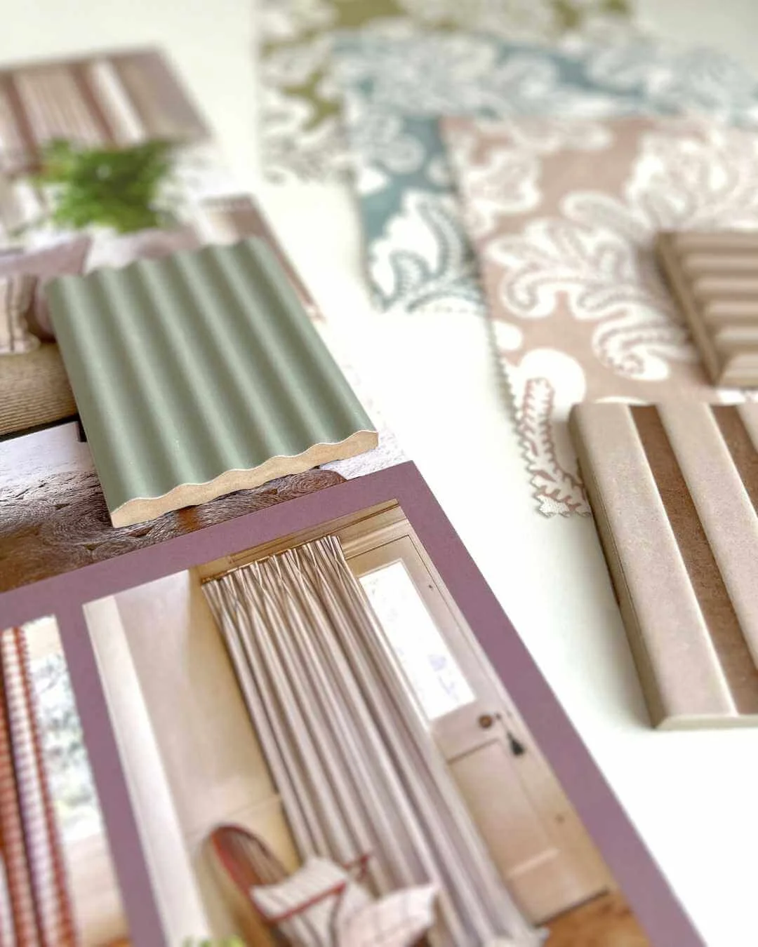 Interior inspiration mood and design board