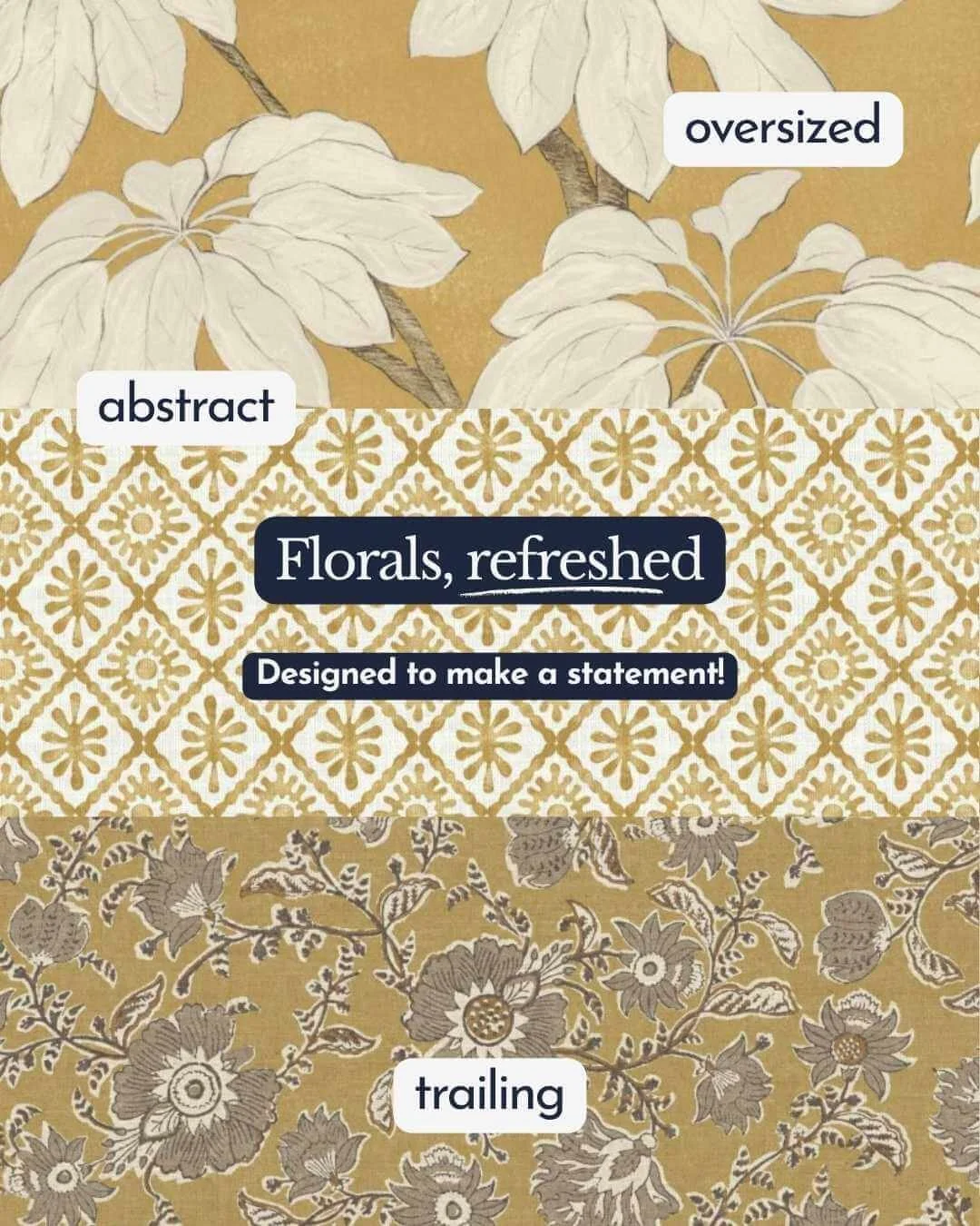 Florals, refreshed - designed to make a statement