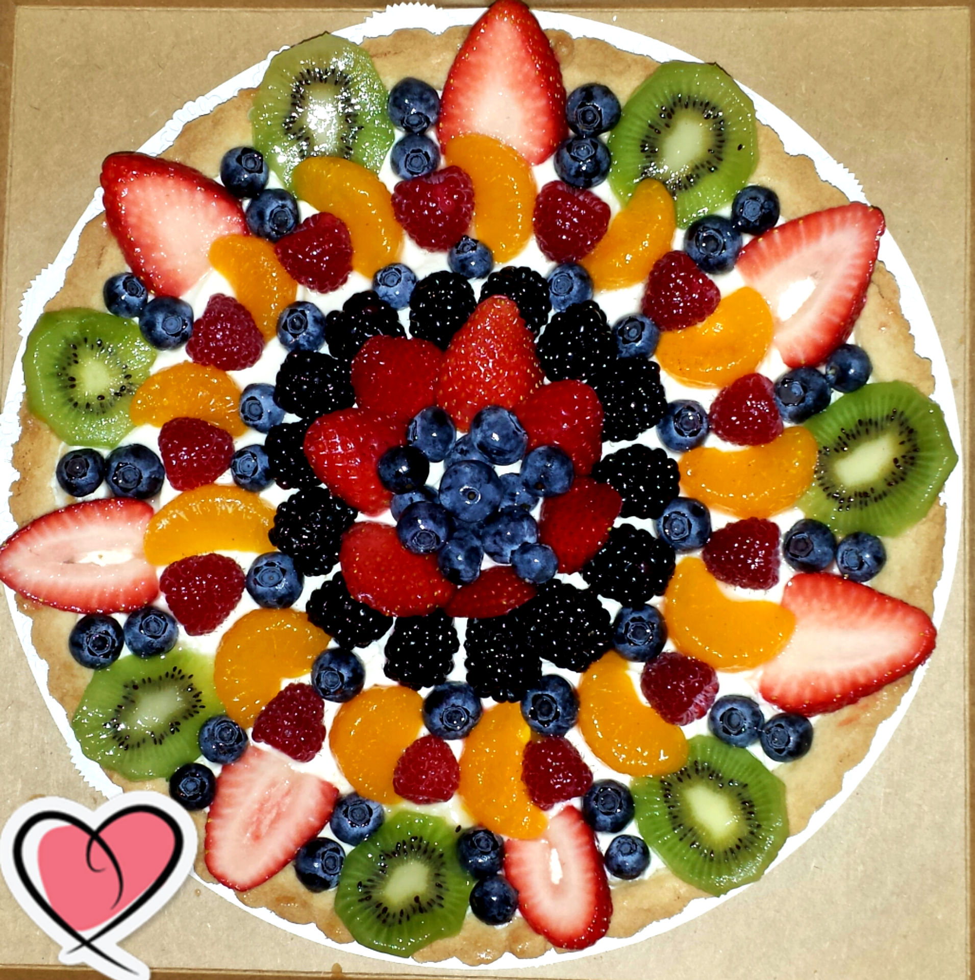 Large Fresh Fruit Tarts