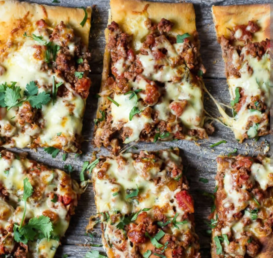 Tres Queso Taco Flatbread