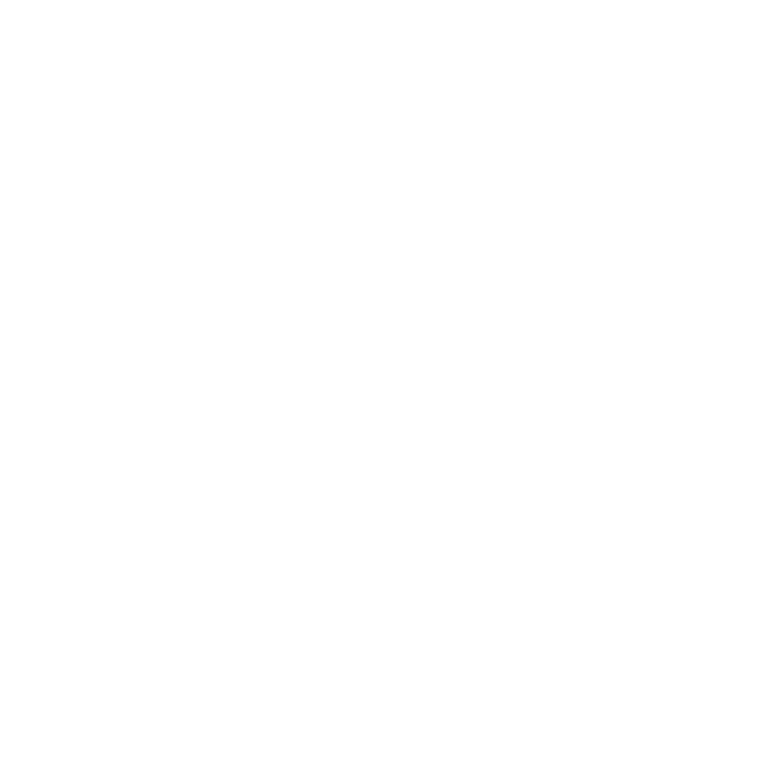 White checkmark on a black background.