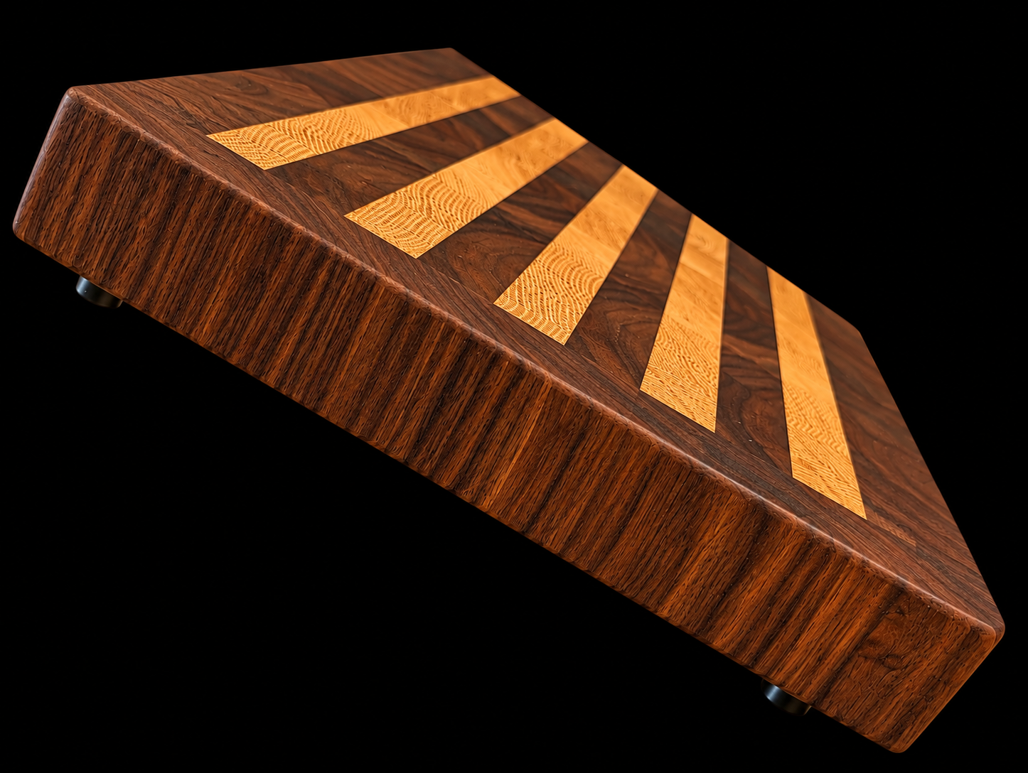 Black Walnut & Oak End-Grain Cutting Board