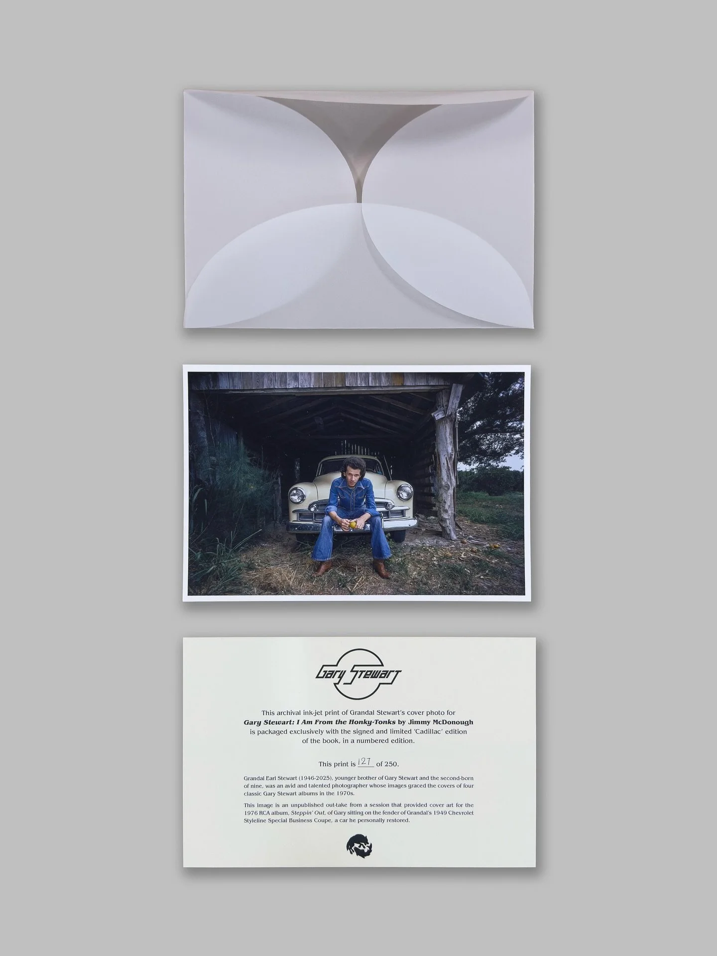 Celebrating the life and legacy of musician Gary Stewart with this limited edition print to accompany the new book Gary Stewart: I Am From the Honky-Tonks written by Jimmy McDonough @jimmymcdonough59 and published by @wolfandsalmon. 
Photographed by