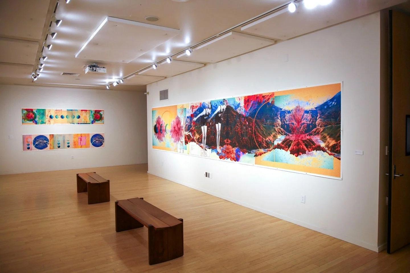 It was a pleasure to print these large works for Christa Capua&rsquo;s @christa.e.c current exhibition at the @lawrenceartscentergallery in Lawrence, Kansas. 

Christa Capua loves the forgotten corners, the secret gardens, the ephemera, the attics.  