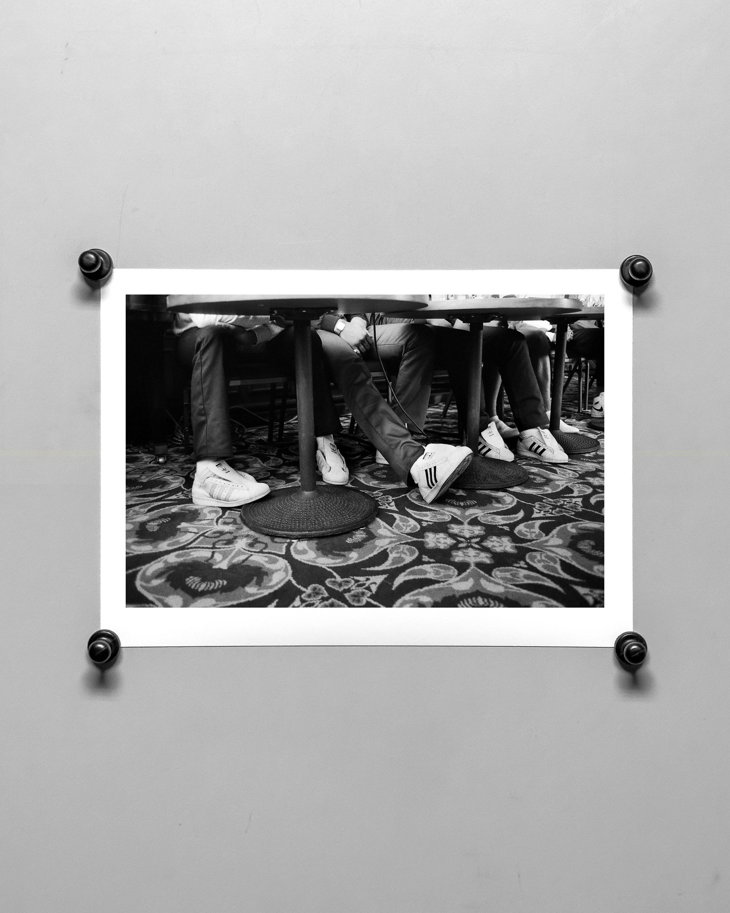 We created this 47x72&ldquo; framed print of @rundmc (more so their footwear) by @joshcheusephotography. Going to a lucky collector in NYC! 

Printed on @cansoninfinity Platine paper 

Dot Editions is a fine-art print studio located in Asheville, NC.