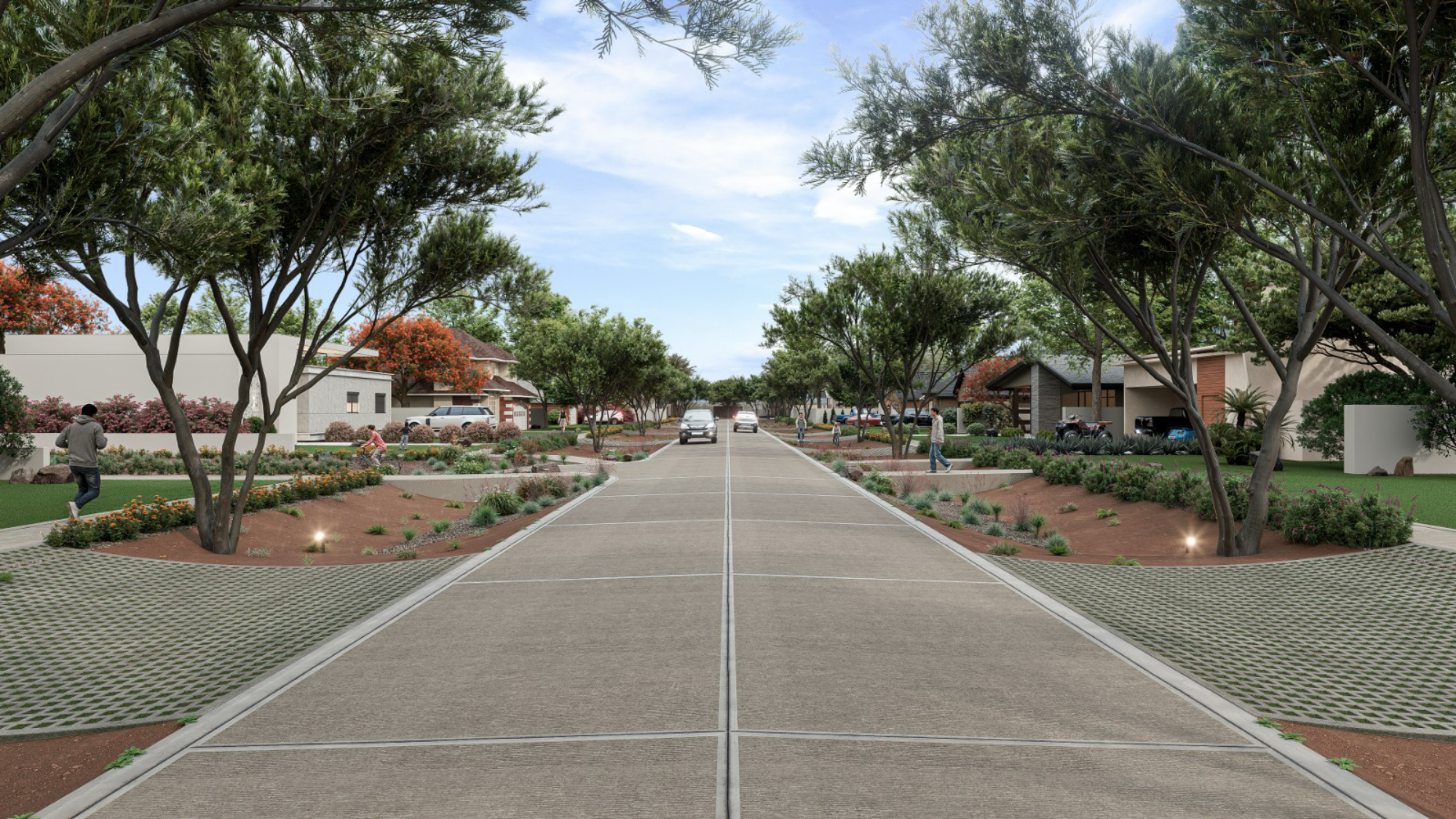 Avenidas de 20 metros con Andadores