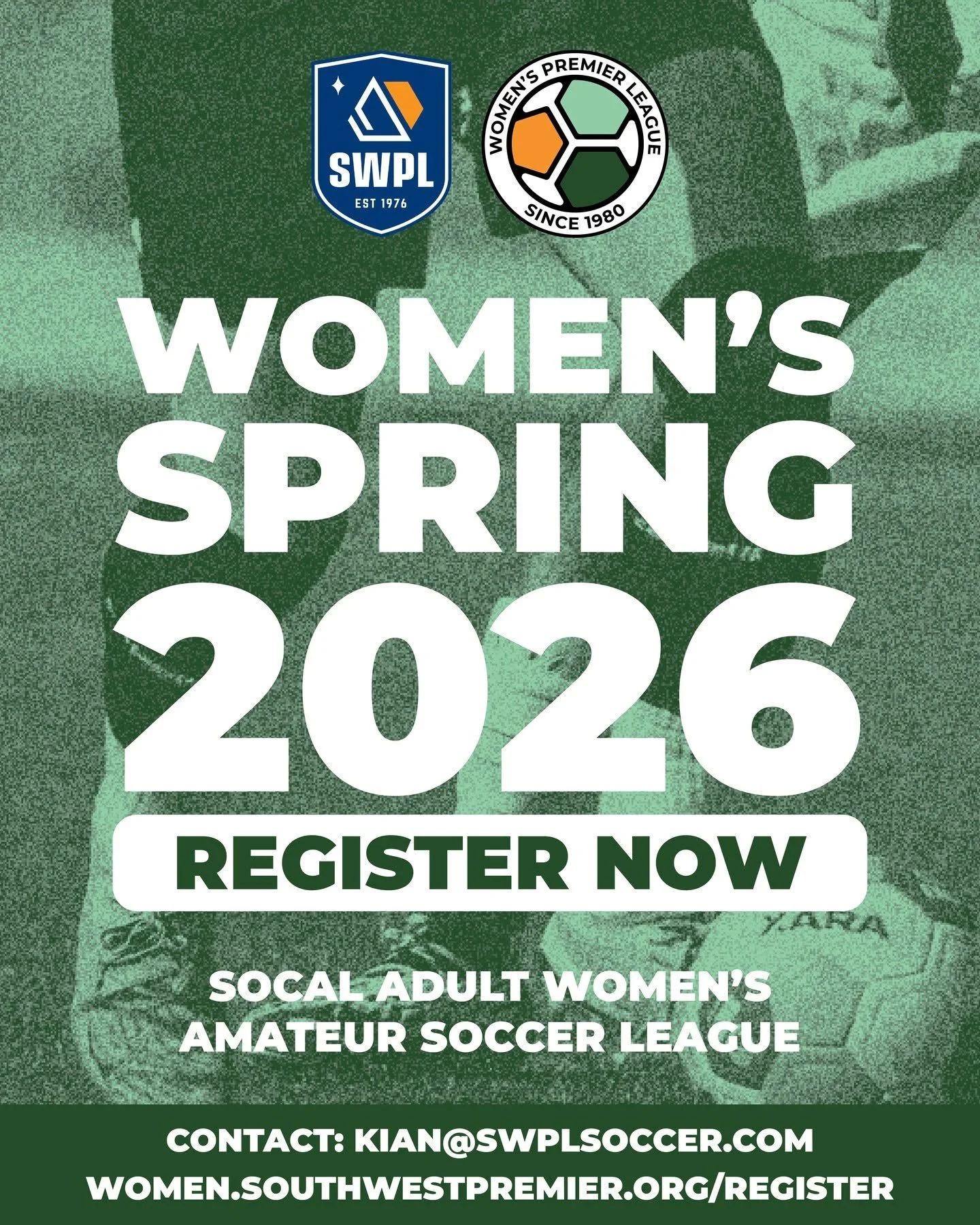 We are taking registrations for the Women's Spring 2026 season in the SoCal region! Contact Kian@swploccer.com with any questions.