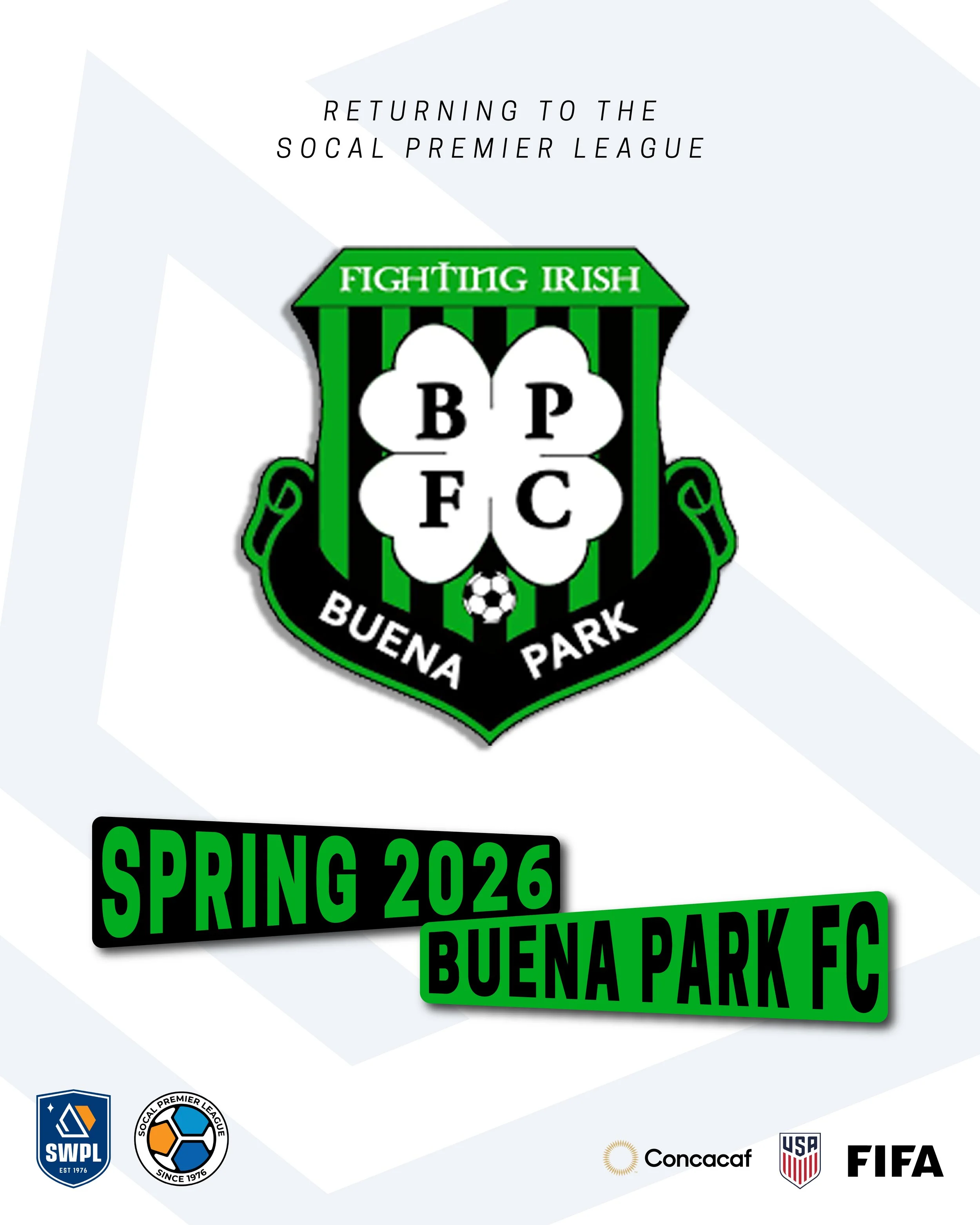 Buena Park FC Returns to the SoCal Premier League