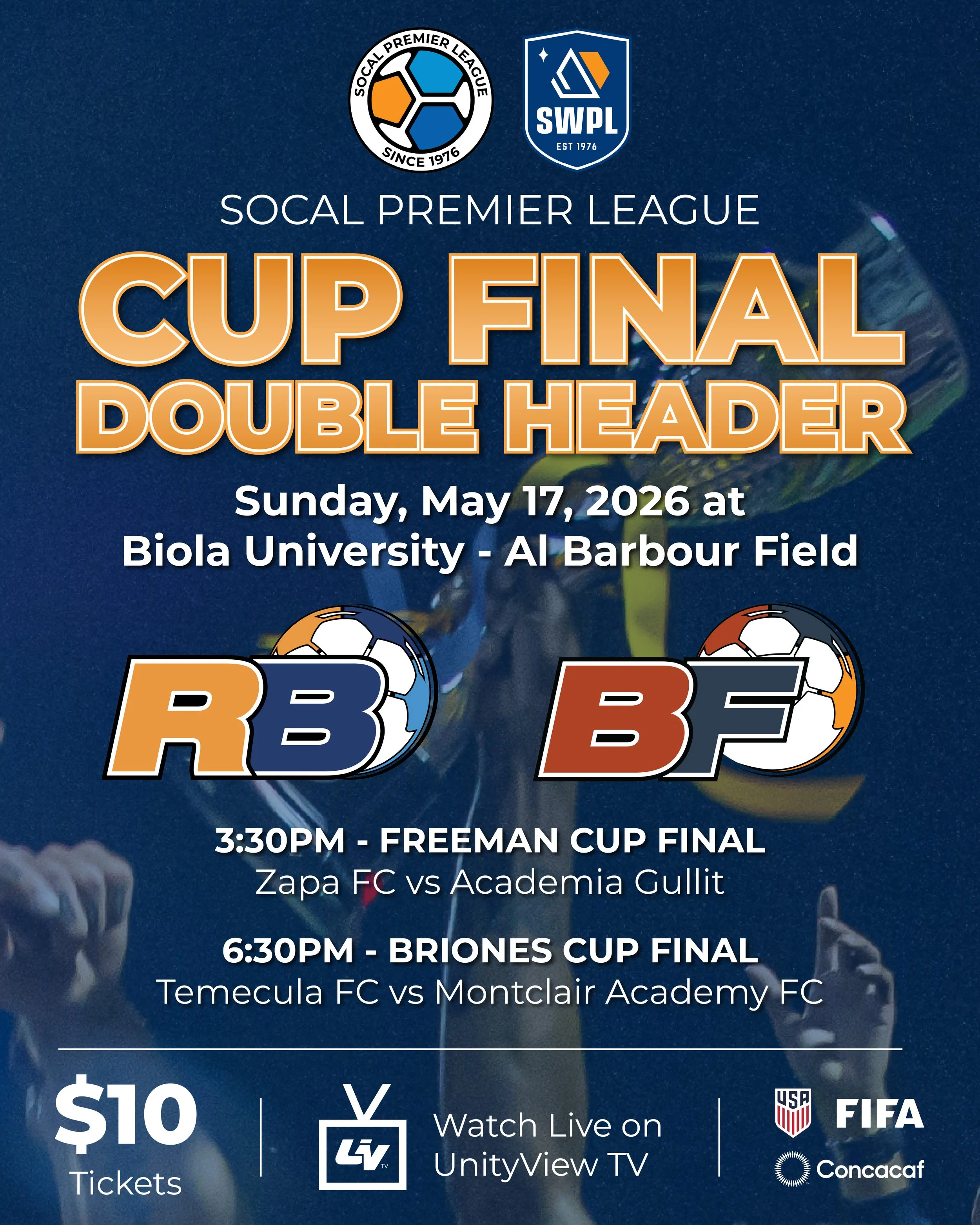 SoCal Premier League Cup Finals Set For Biola University