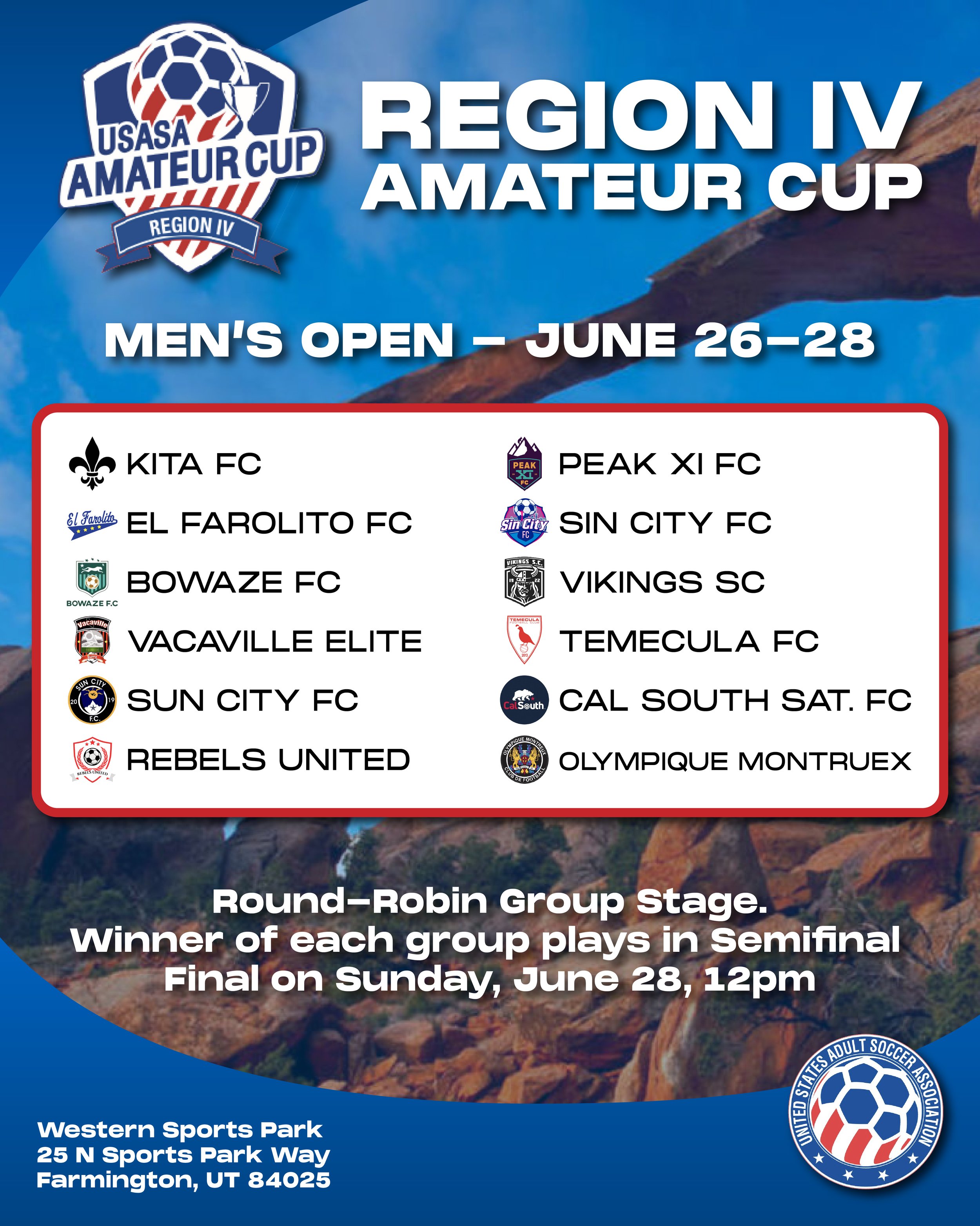Region IV Amateur Cup Kicks Off
