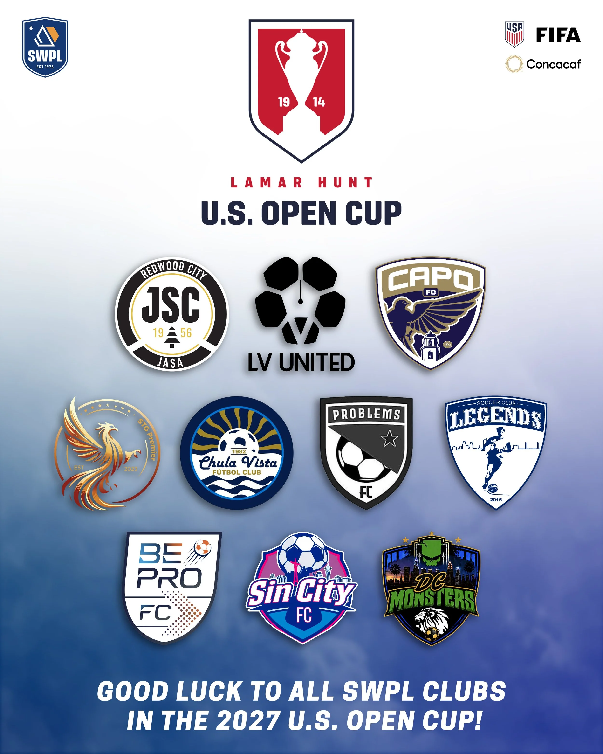 SWPL Clubs Compete in the 2027 US Open Cup