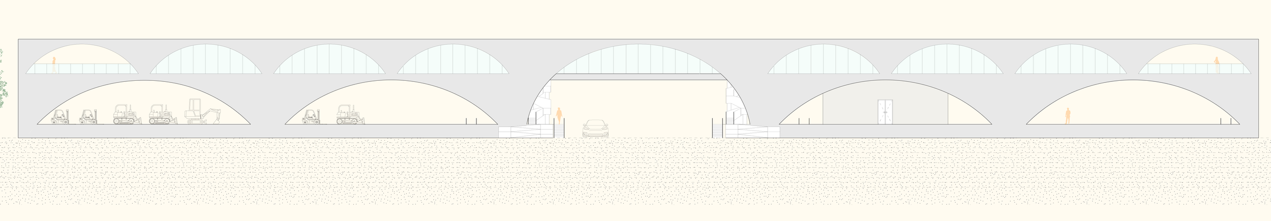 Recycling Facility North Elevation