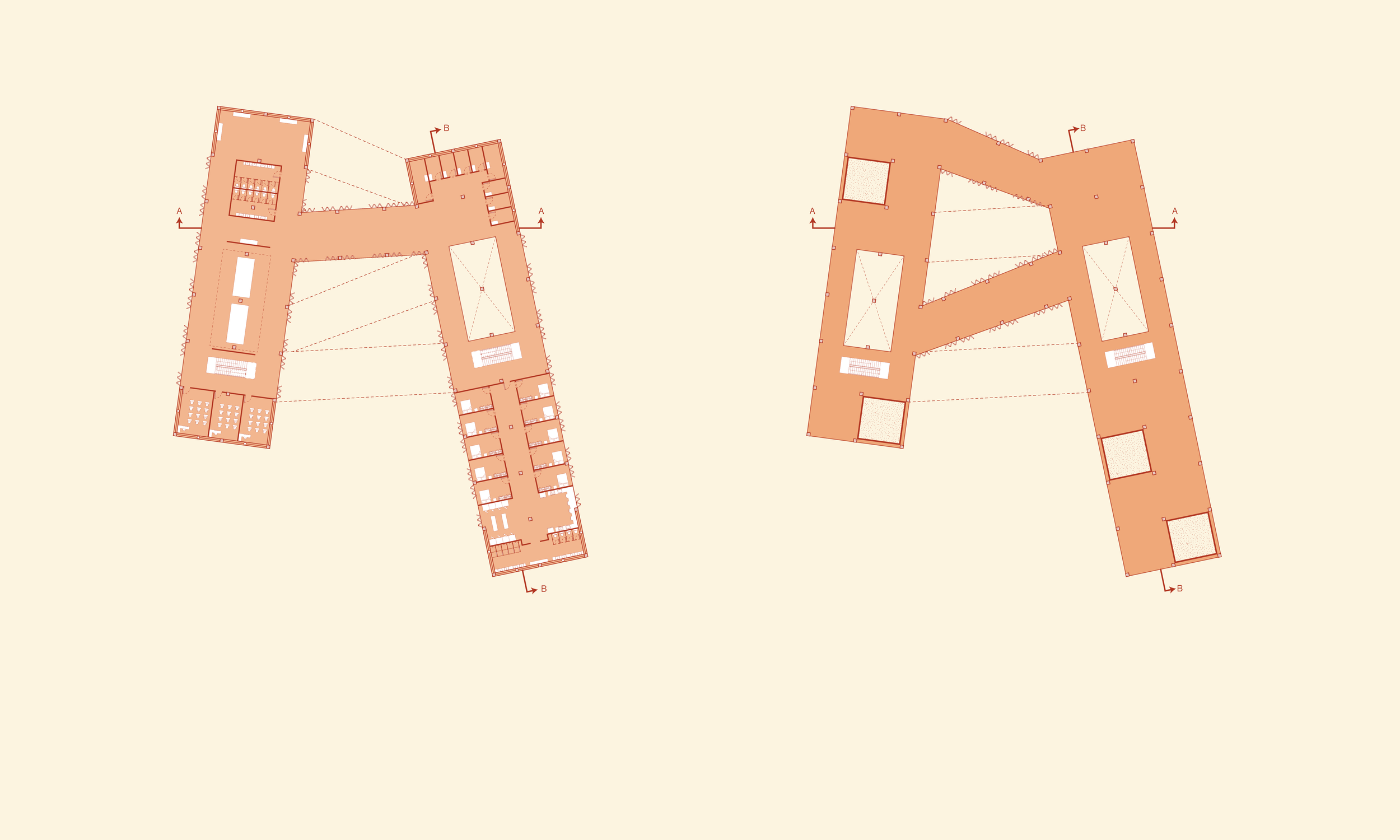 Second + Third Floor Plan