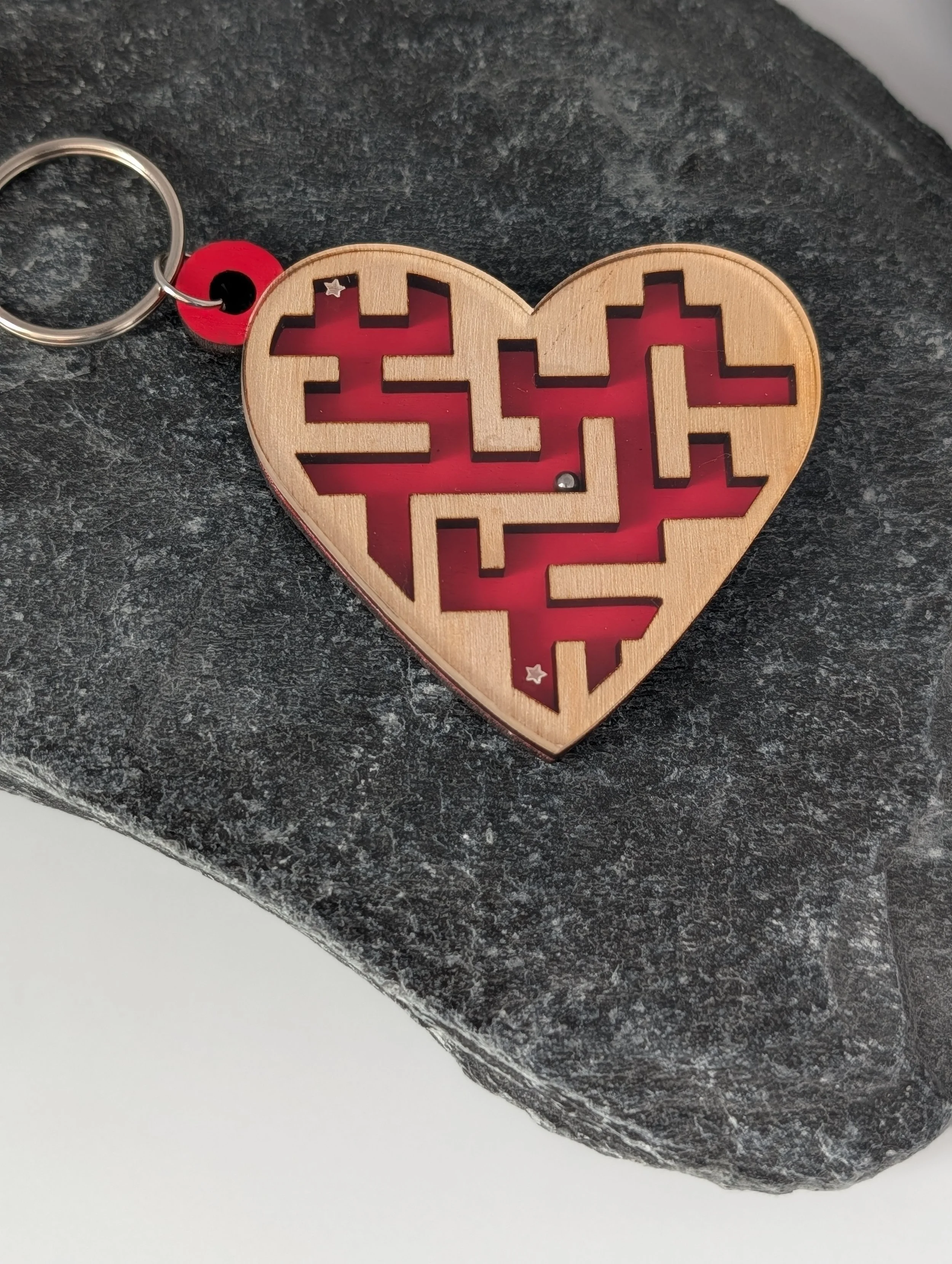 Valentine Maze Keychain