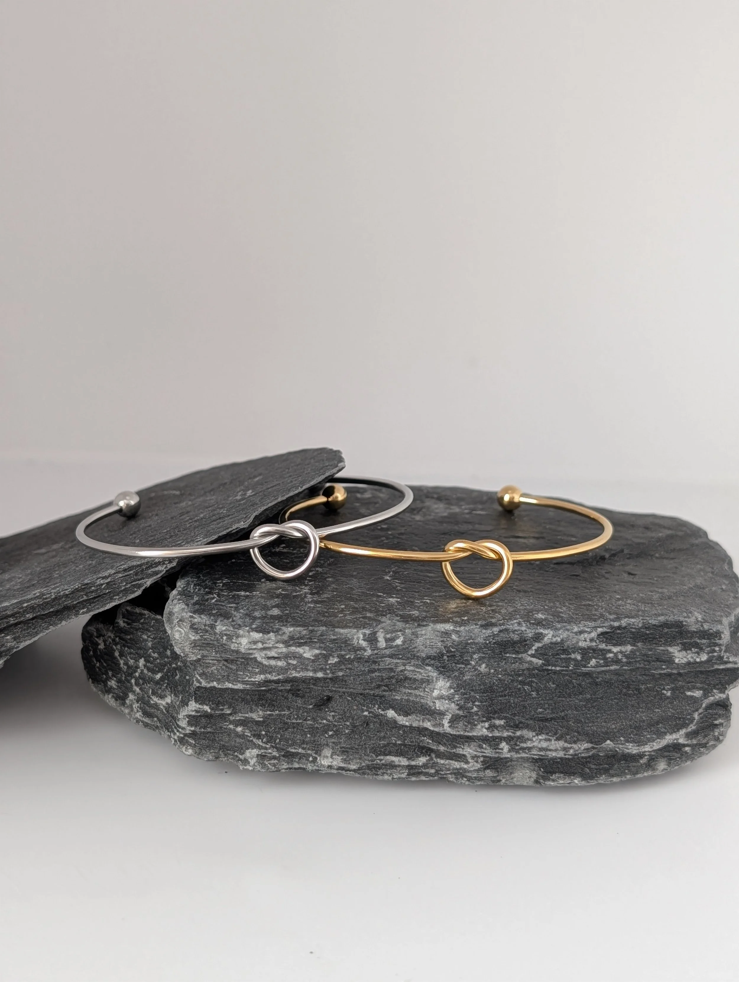 Knotted Bangle Bracelet