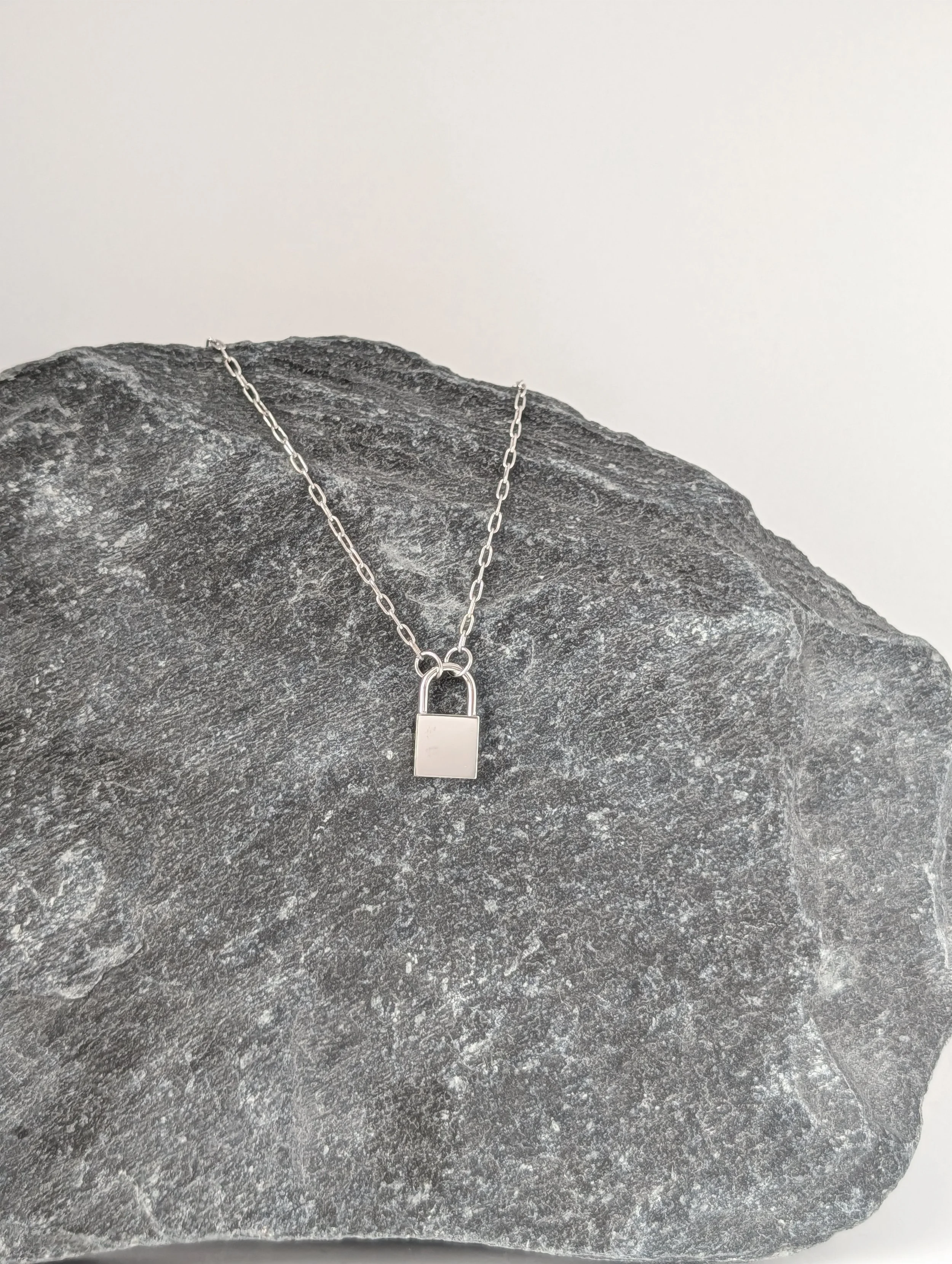 Dainty Lock Necklace