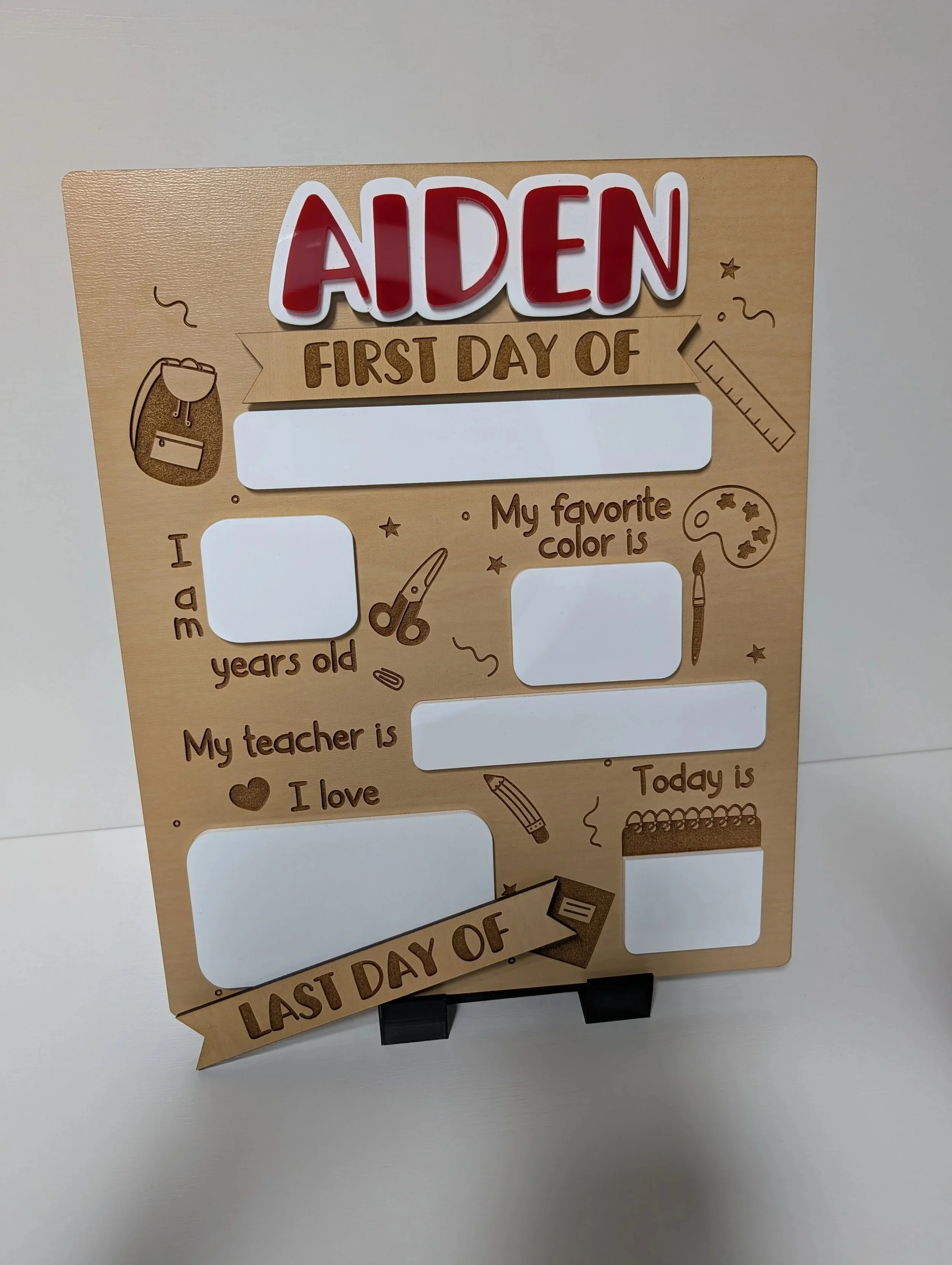Personalized Back to School Sign