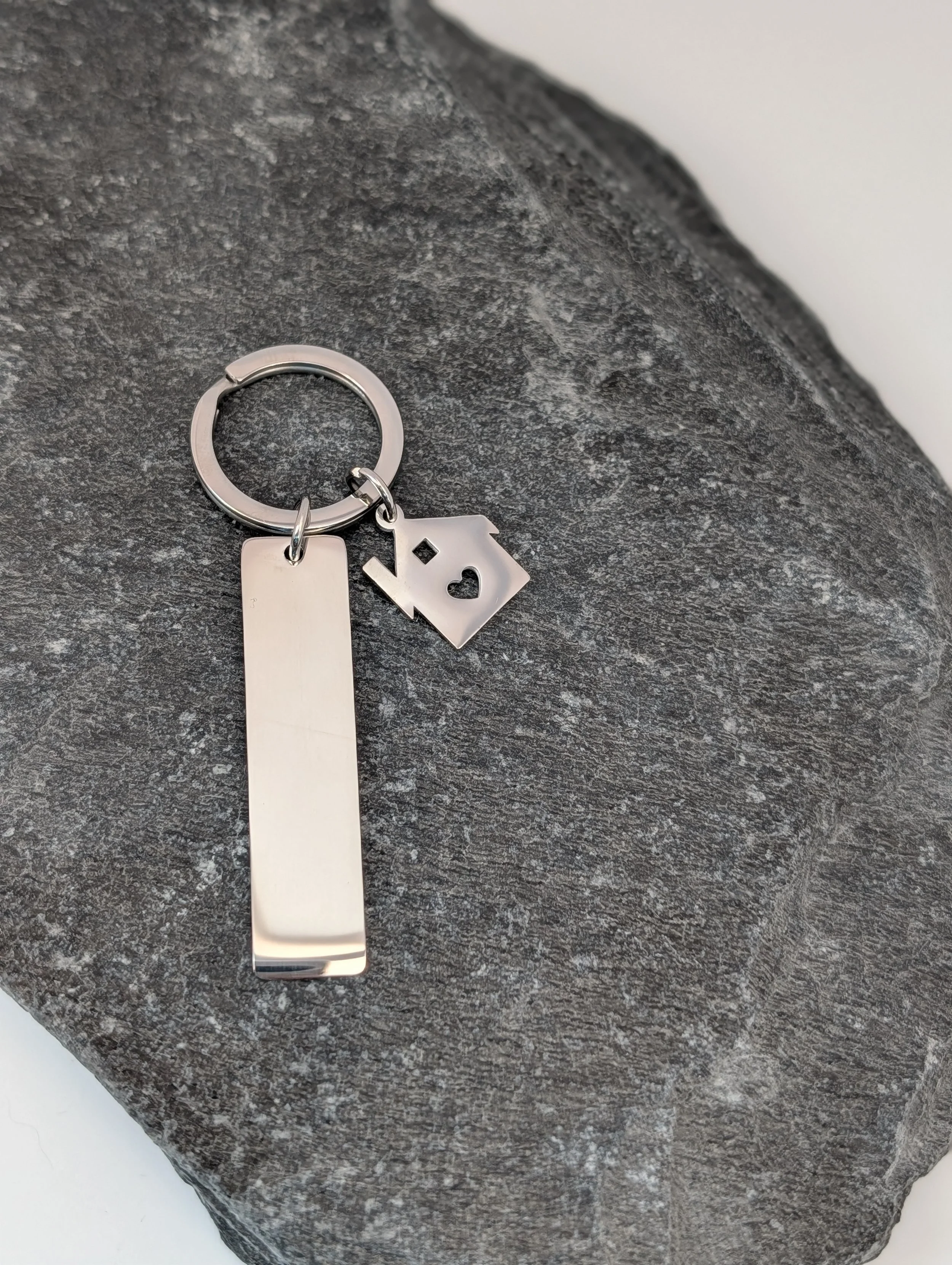 House Charm & Bar Keychain