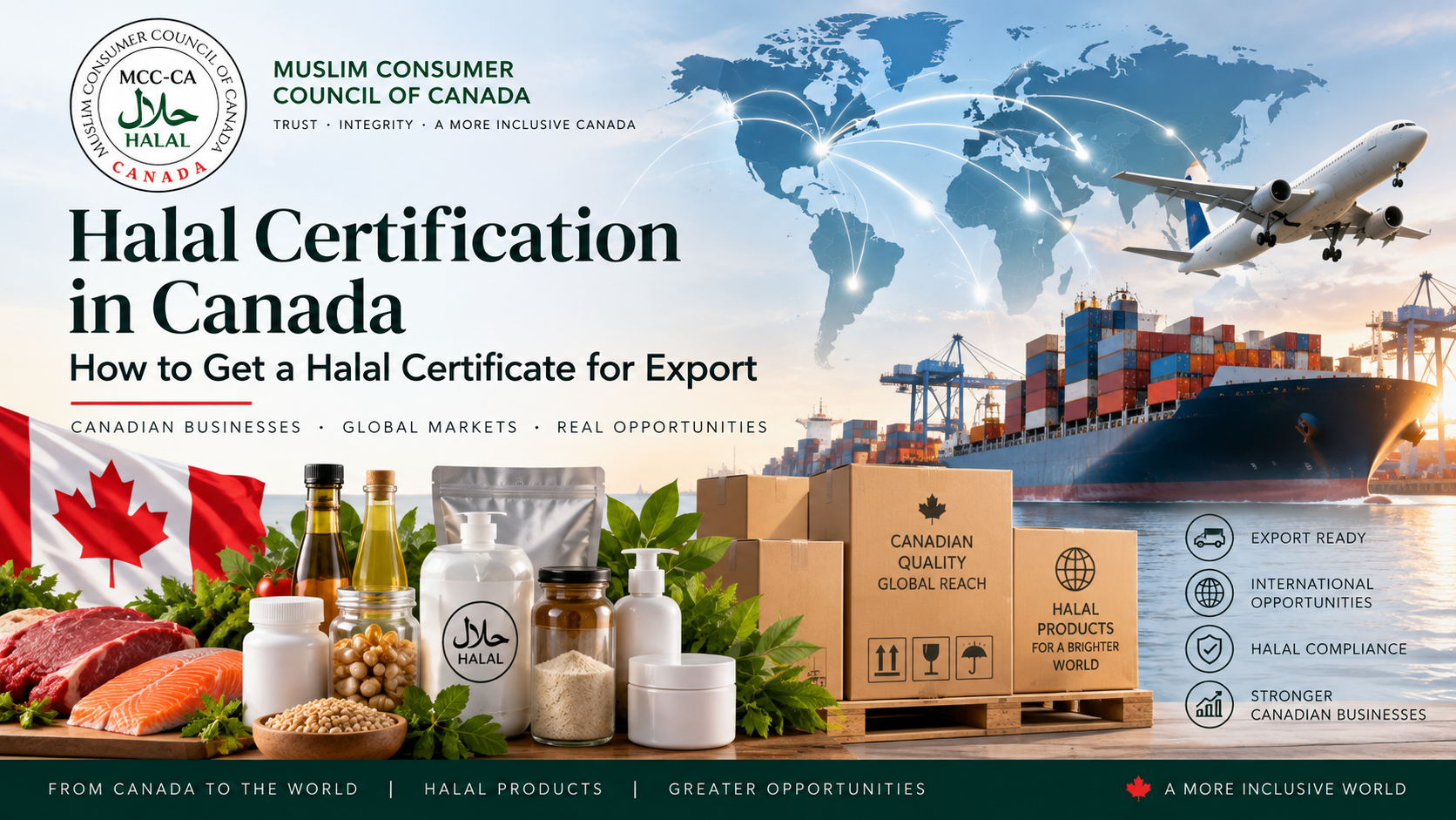 Halal Certification in Canada: How to Get a Halal Certificate for Export