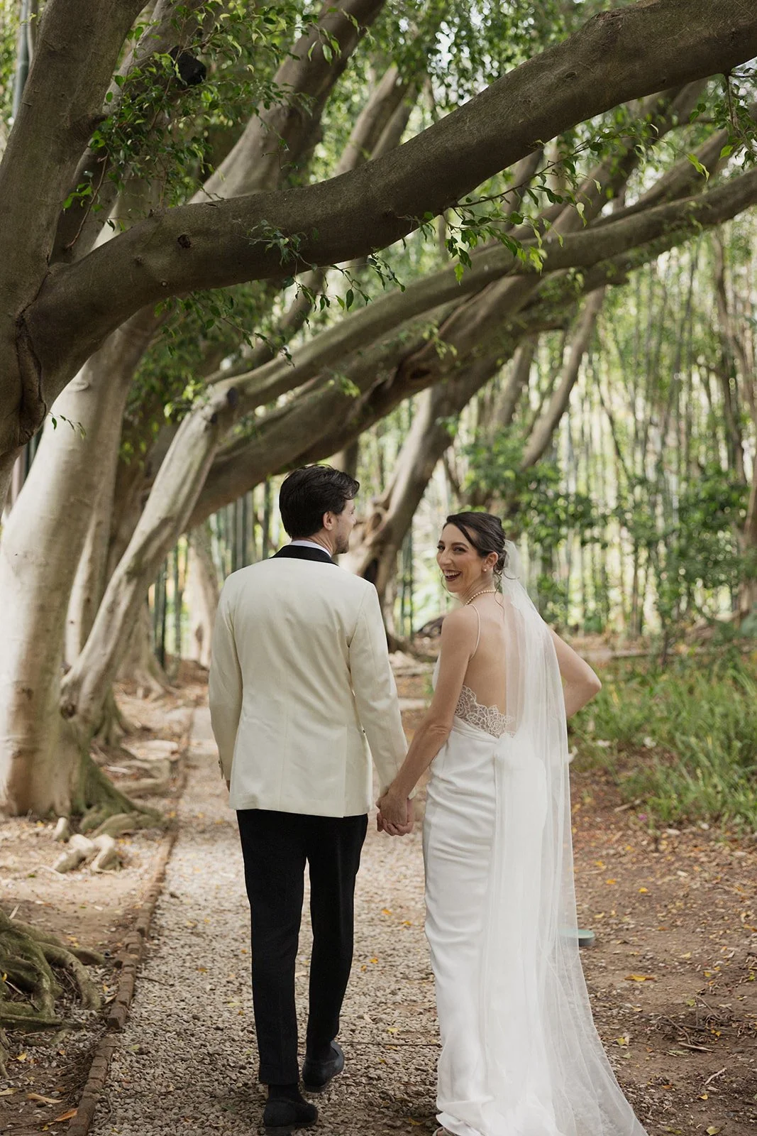 Bride and groom portrait