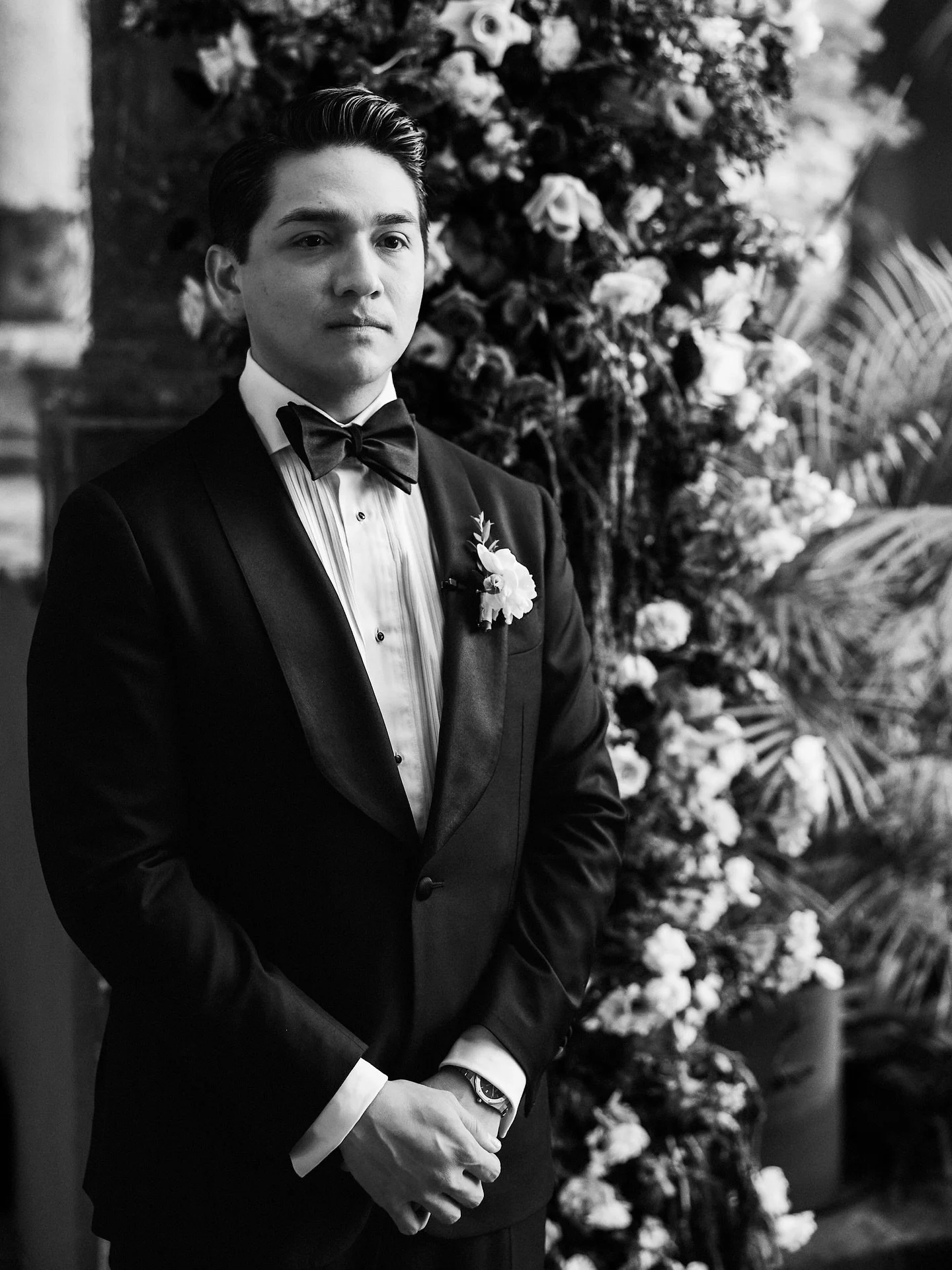 Black and white memories from Danielle &amp; Gustavo&rsquo;s ceremony 
.
.
WP @soleisanmiguel 
Officiant @he_to_heart 
Video @_seekthelightfilms_ 
Hair and Makeup @team_danipalmakeup.hair 
Dress @miasolano 
Ceremony Music @ensamblesanmiguel 
Flowers 