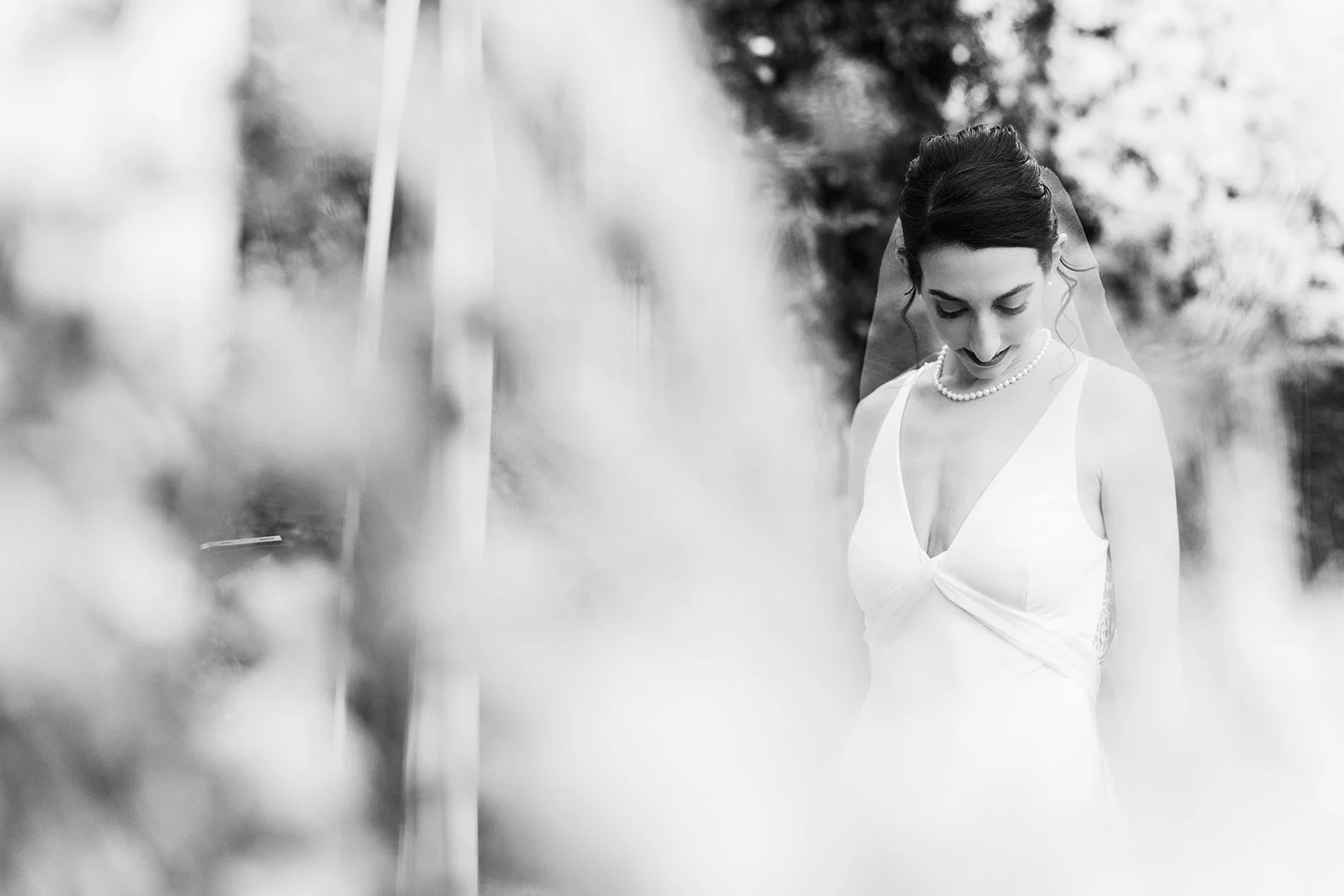 bride in the ceremony