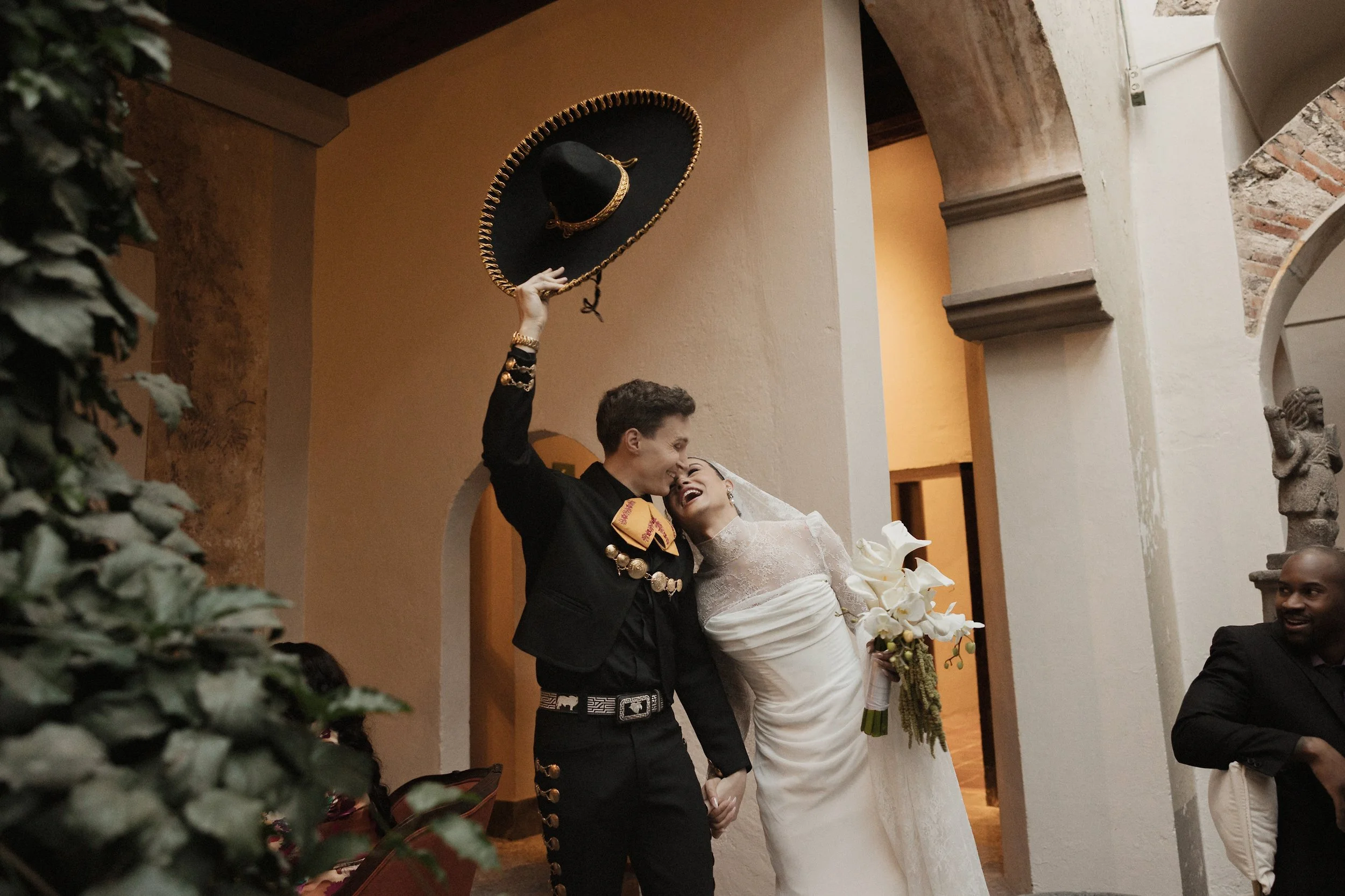 emotional wedding ceremony at Prim in Mexico City