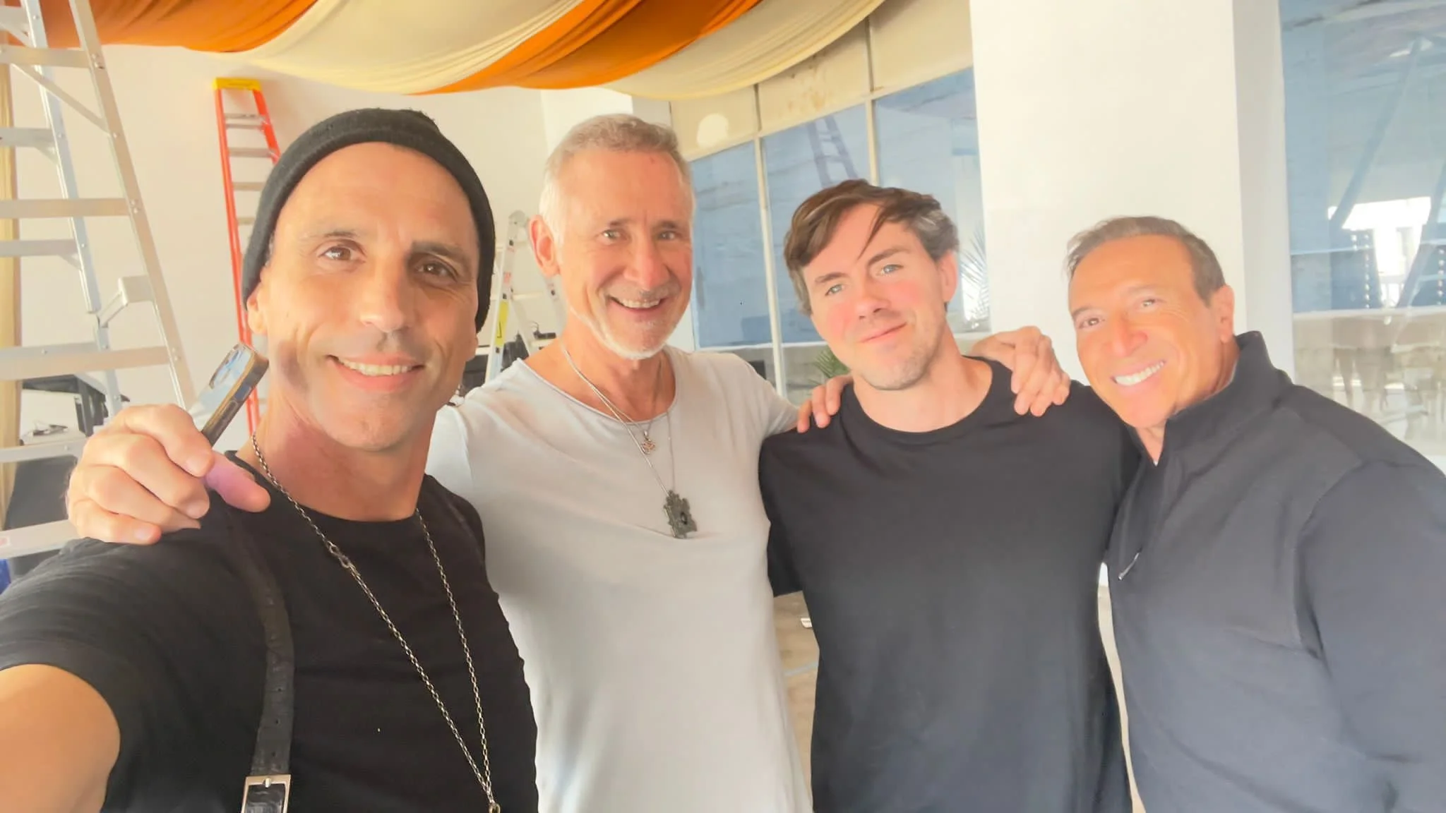 ADVF Dr. Paul Dougherty, Kal Mentak, PhD December Gala Production Team Trew Hughes and Daniel Cheli