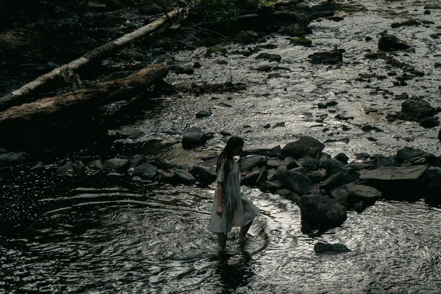 BTS from Montreal π₯ 
We had wrapped for the day, packed up the gear and were walking back to the car. On the way up the hill we looked down and saw this shot from above. So I put on the wet dress and got back in the water. 
Thank you for the love