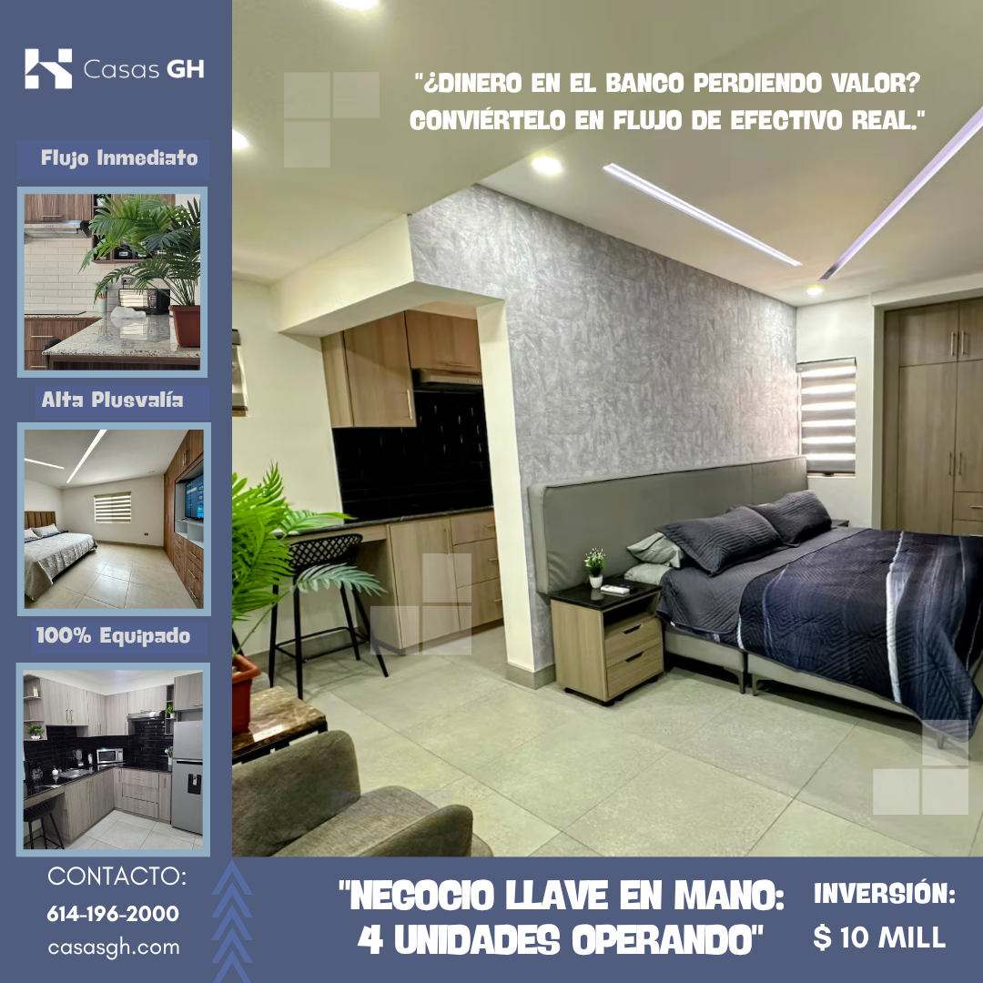 COMPLEJO DE 4 DEPARTAMENTOS EN EL CAMPESTRE