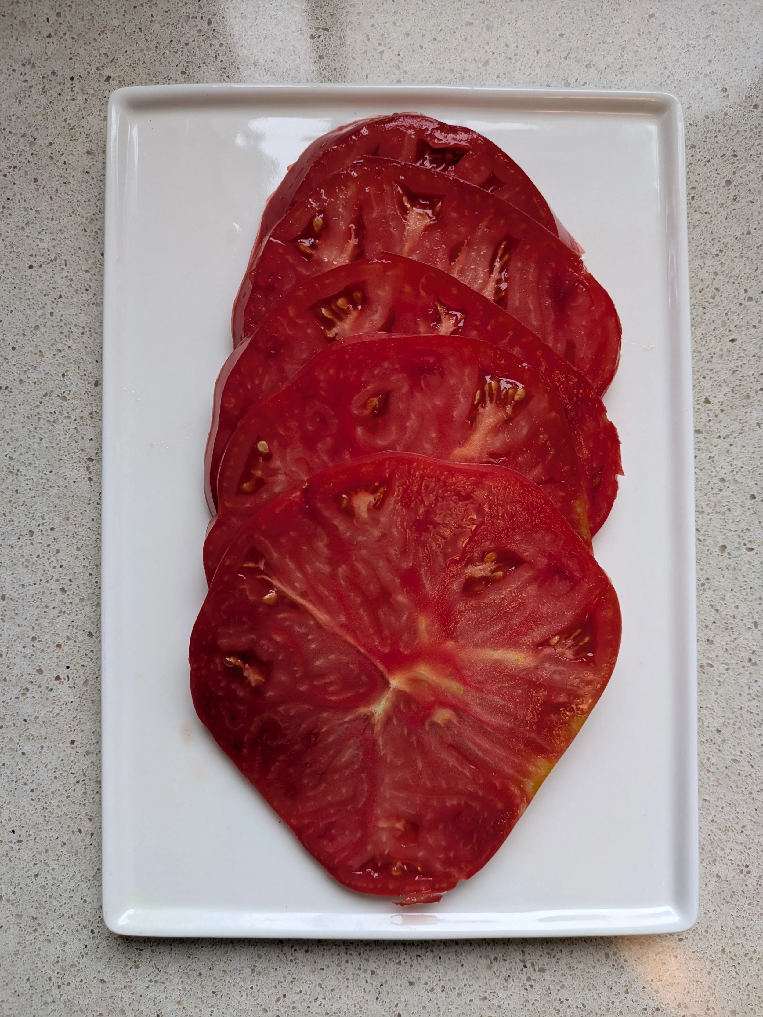 An Heirloom Tomato, Raw