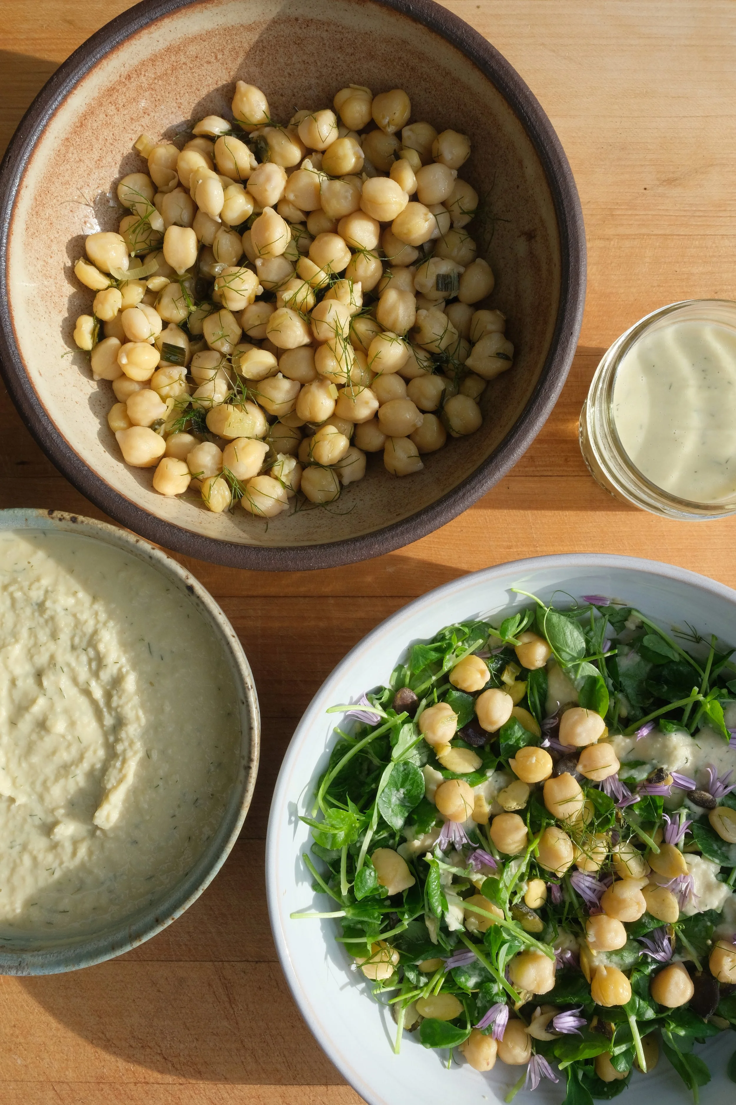 Fennel Marinated Chickpeas   Four Ways