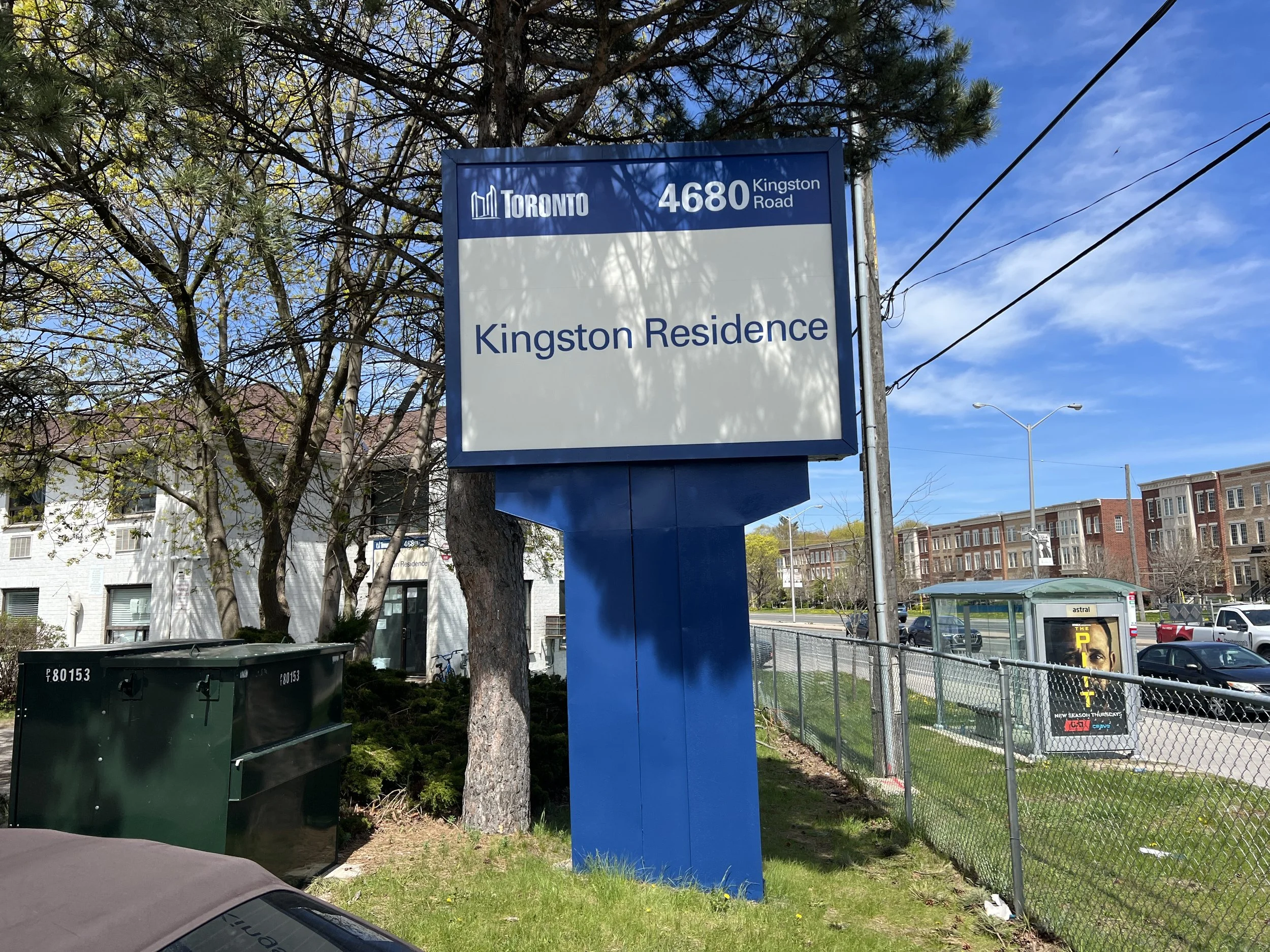 Toronto Shelter Sign - Pylon