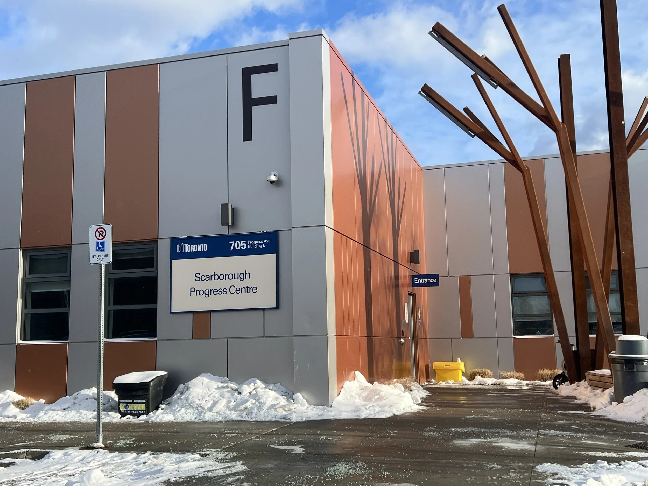 Toronto Shelter Entrance Signage
