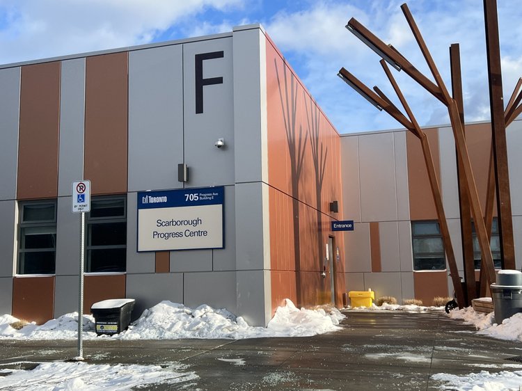 Toronto Shelter Entrance Signage