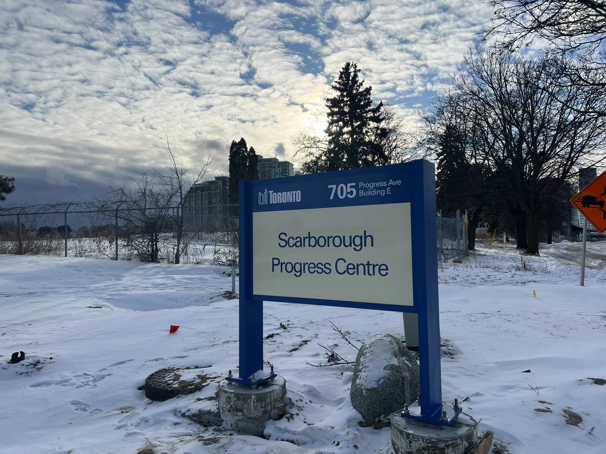 Toronto Shelter Ground Signage