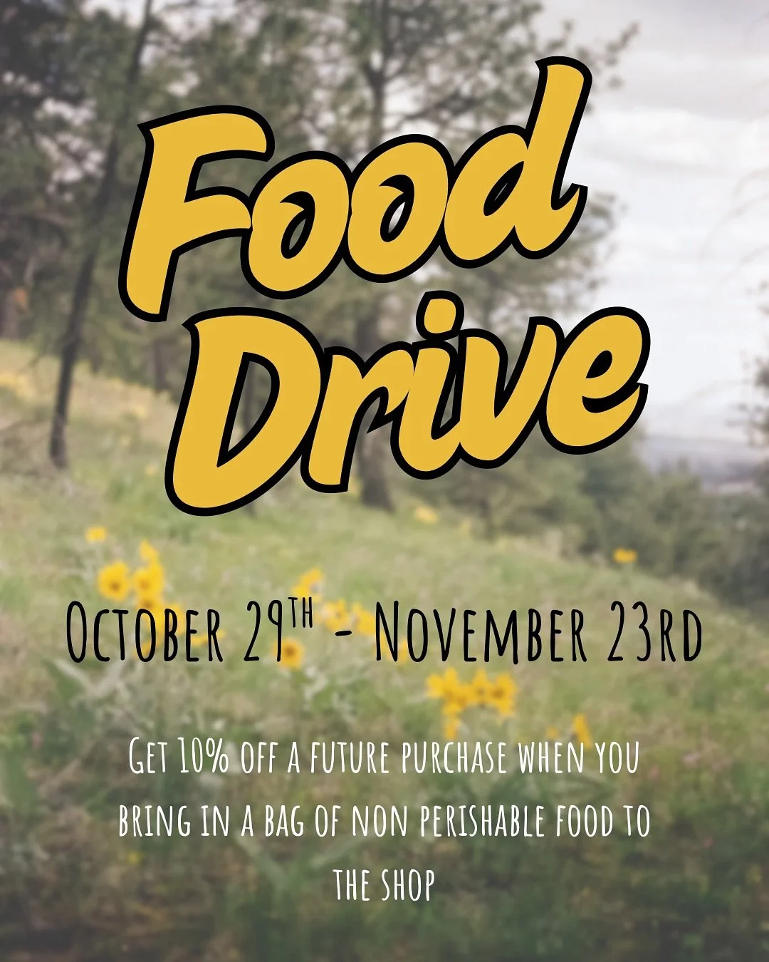 Hi everyone, 

With our current government shutdown looking like it&rsquo;s going into another week of closure, we feel the pull to help our community now more than ever. 

With so many losing out on their paychecks or food assistance in the coming w