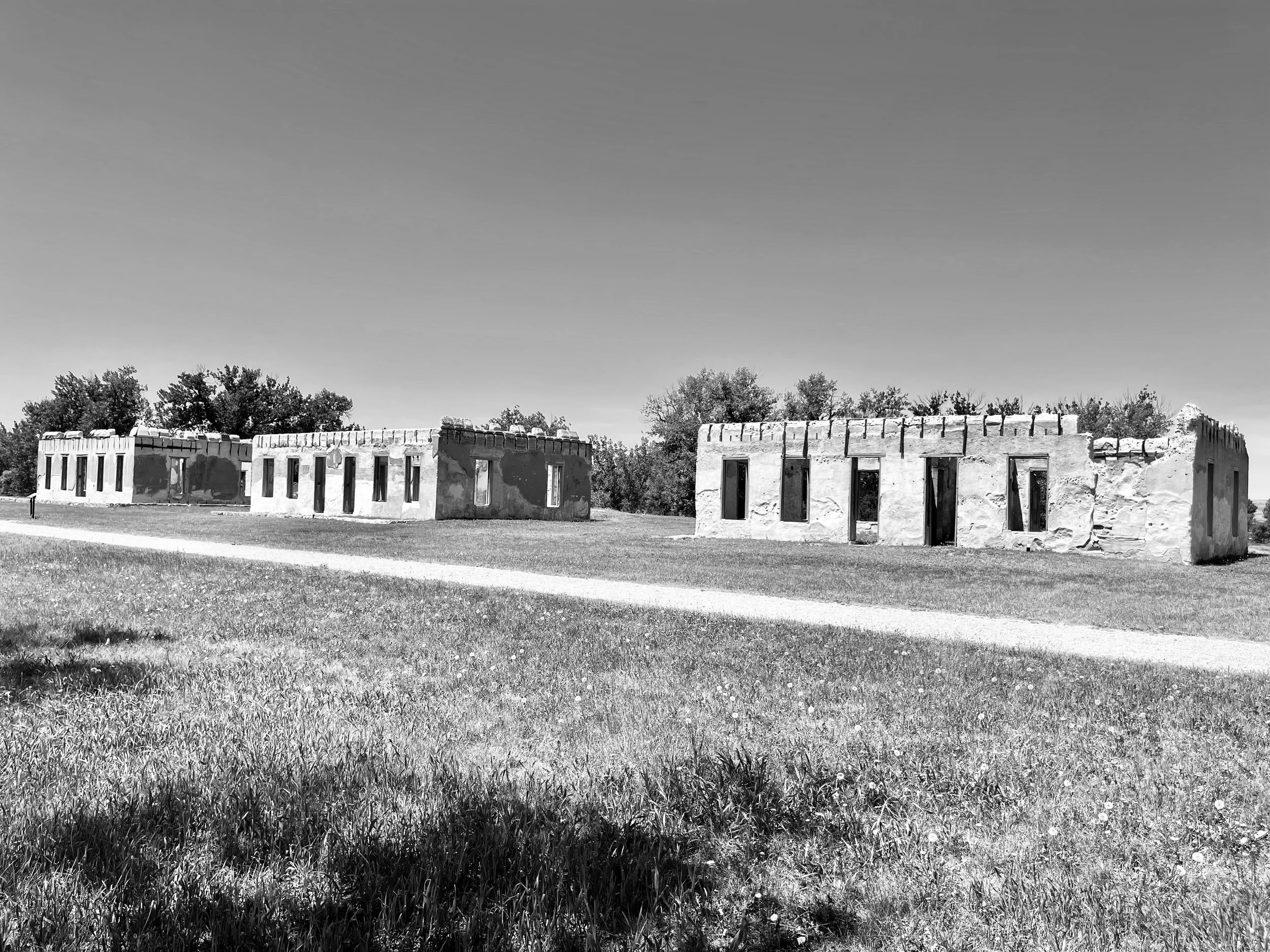 Officer's Quarters ruins at Fort Laramie