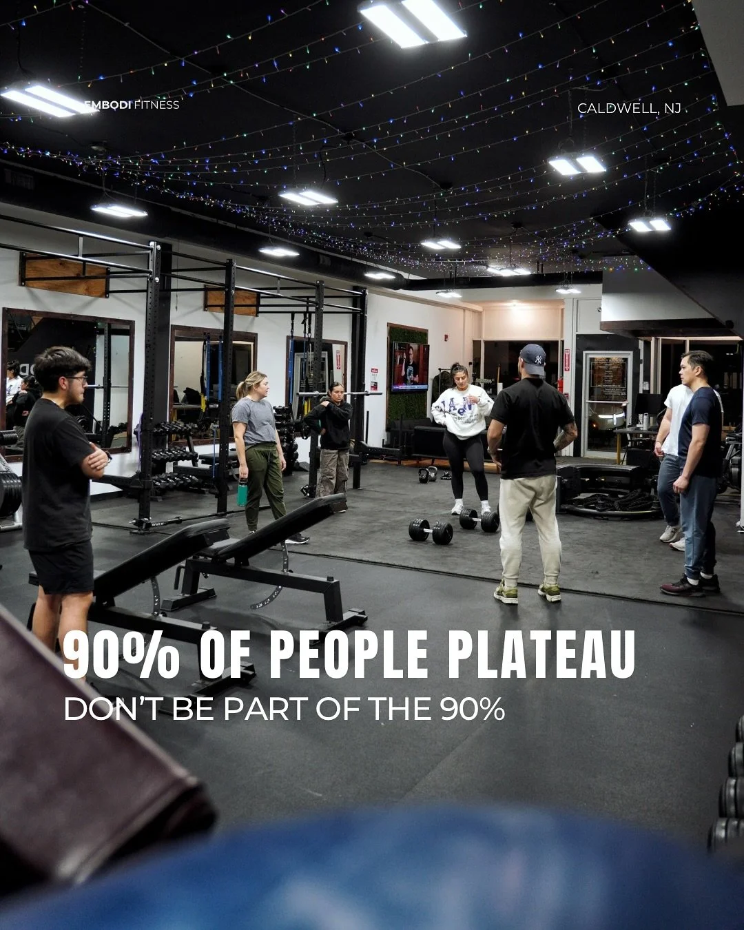 Most gyms leave you guessing.

At EMBODI, we don&rsquo;t believe in guesswork &mdash; we believe in progress.

That&rsquo;s why we&rsquo;re rolling out a new system that makes every rep, every PR, and every habit visible. 

We don&rsquo;t want it to 