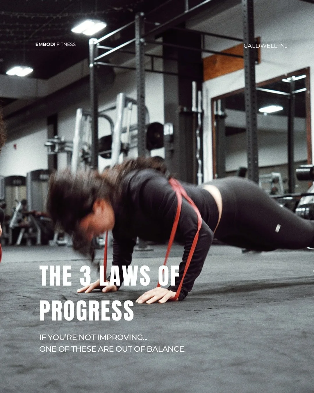 Stagnation is part of the process. It&rsquo;s what you do to get out of it that matters. 

Follow these 3 laws of progress and a structured program. Watch yourself step towards your goals!

Get Started Today 

📍Caldwell NJ