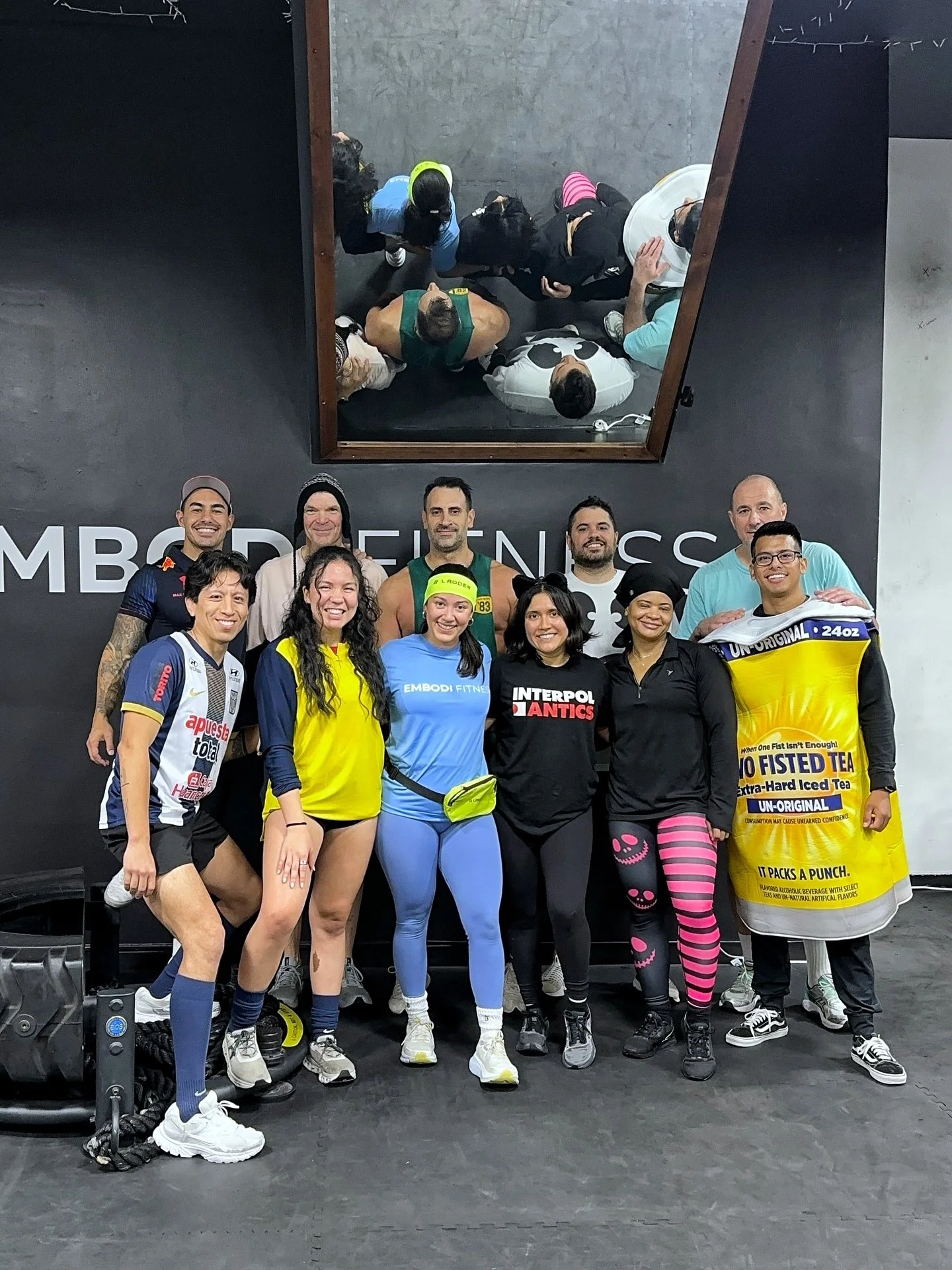 Spooky season, EMBODI style.
Sweat. Energy. Community.

The Halloween Workout Bash &mdash; where we showed up, had fun, and EMBODIed Greatness together. 🎃🖤