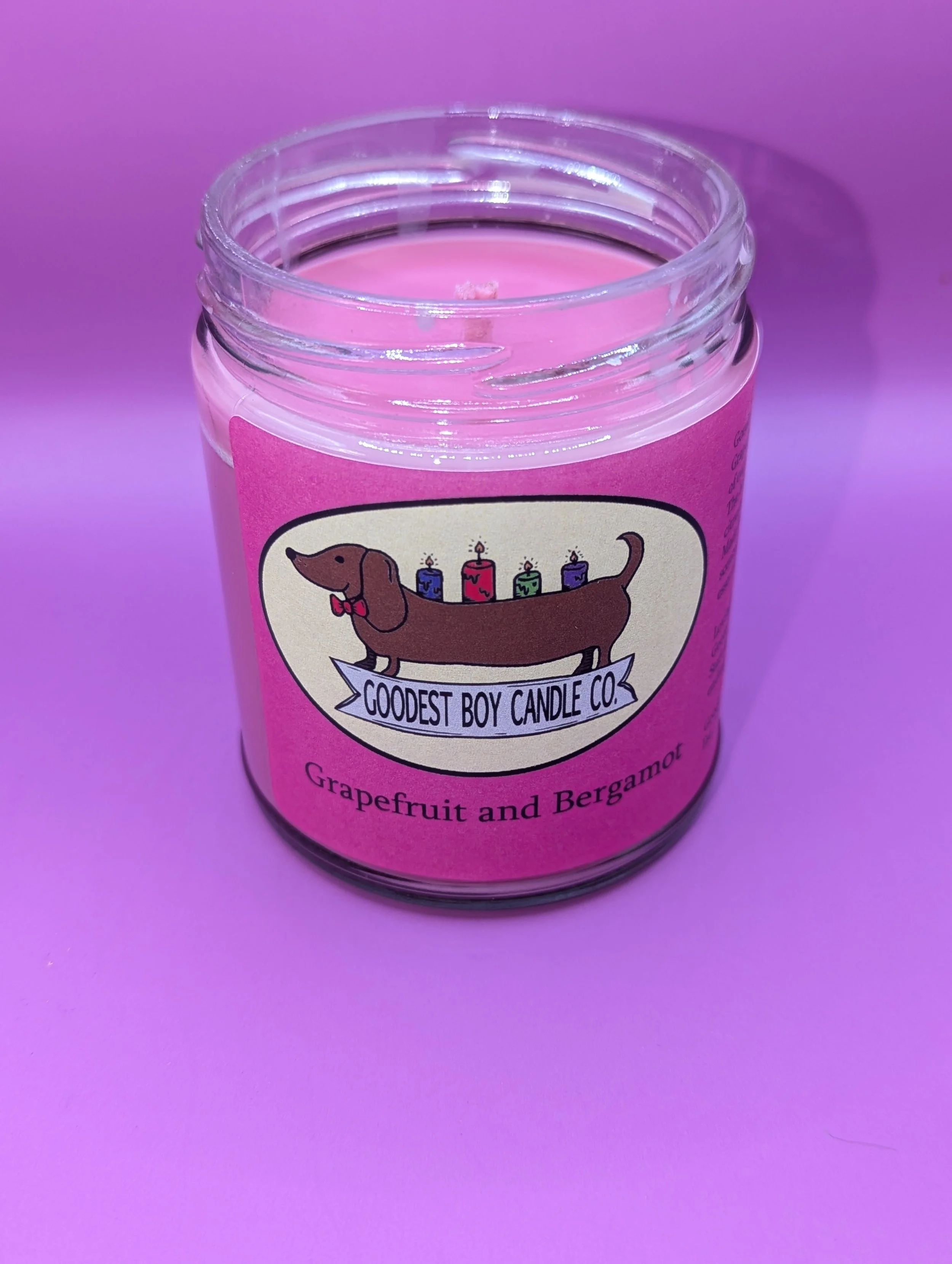 Grapefruit and Bergamot Candle - 9oz