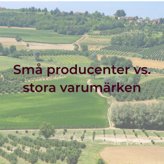 Små producenter vs stora varumärken – vad blir skillnaden i glaset?