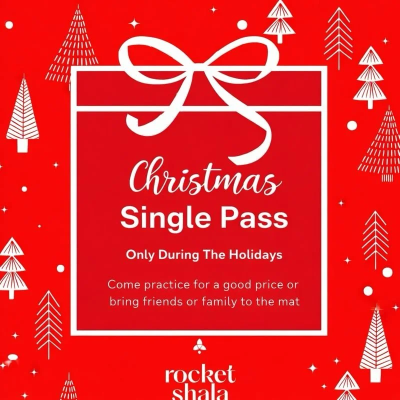 🎁 A little Christmas gift from us to you 🎄

This holiday season, we&rsquo;re offering a Christmas Single Pass &ndash; a special, more affordable way to practice with us.
Perfect for the days between celebrations, or for bringing friends or family a