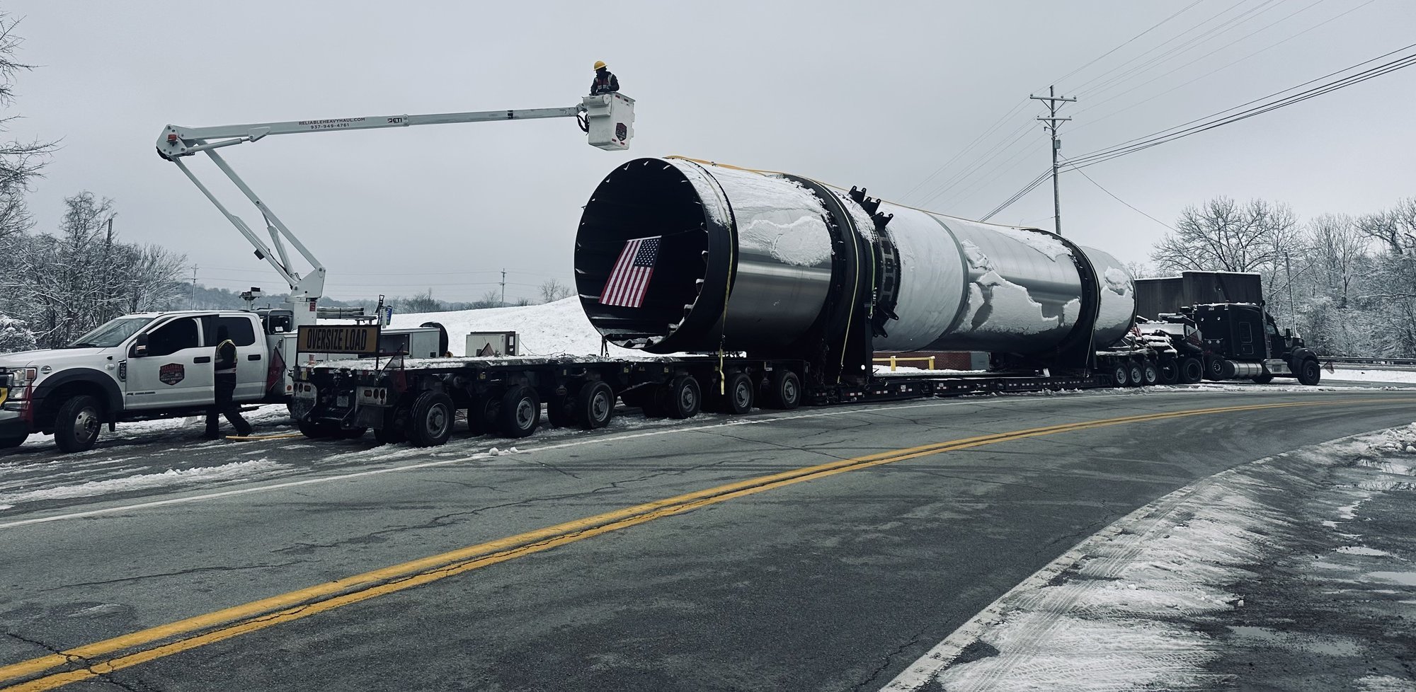 A 300,000 lb Gross Dryer Drum from Louisville to Richmond