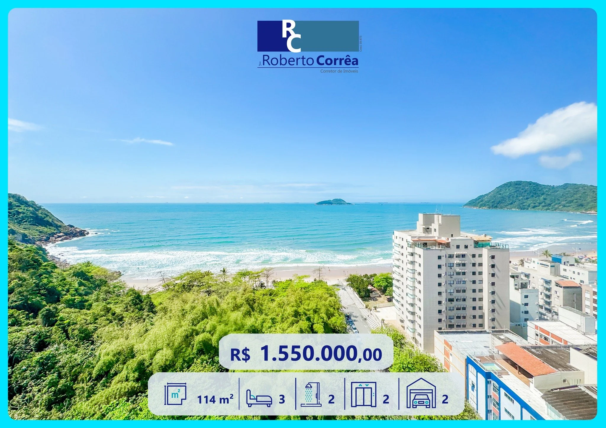 🏖️ Apartamento com Linda Vista ao Mar &ndash; Praia do Tombo &ndash; Excelente Localiza&ccedil;&atilde;o!
📐 114 m&sup2; | 🚗 2 Vagas de Garagem

✨ Condom&iacute;nio com Piscina e &Aacute;rea Gourmet com Churrasqueira
Ref.: 83078

🛋️ Apartamento co
