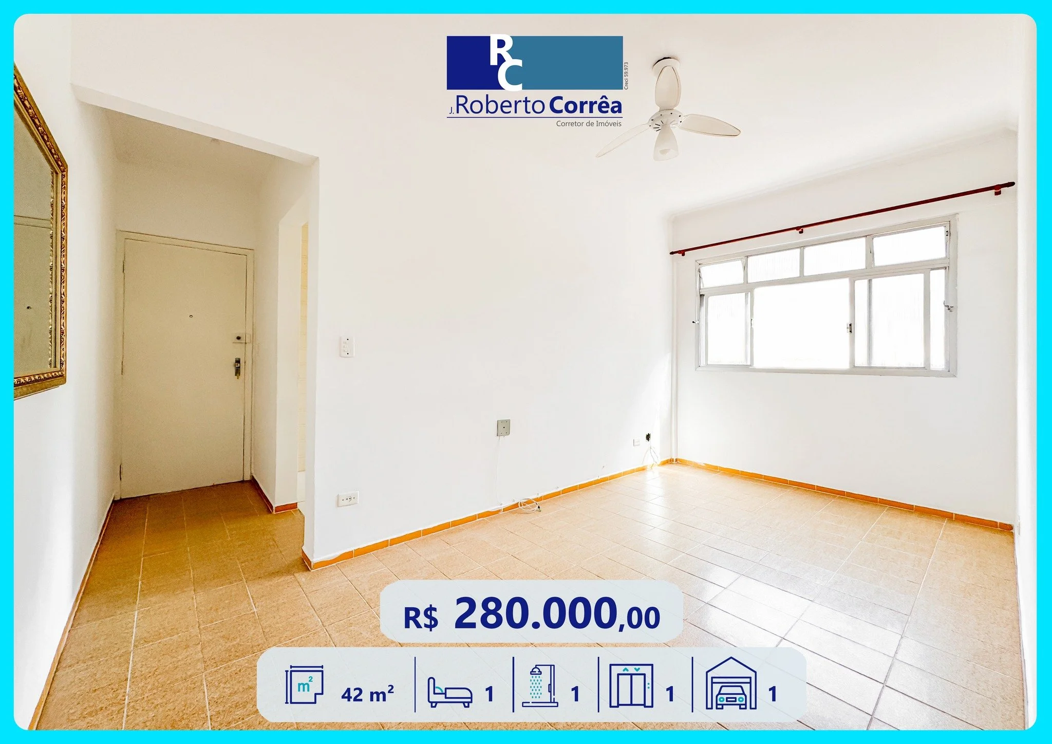 🏡 Apartamento com 1 Dormit&oacute;rio &ndash; Praia do Tombo &ndash; Boa Localiza&ccedil;&atilde;o!
📐 Aproximadamente 50 m&sup2; | 🚗 1 Vaga de Garagem
Ref.: 83096

🛏️ 1 Dormit&oacute;rio
🌅 Sala de Estar
🍽️ Cozinha
🧺 &Aacute;rea de Servi&ccedil