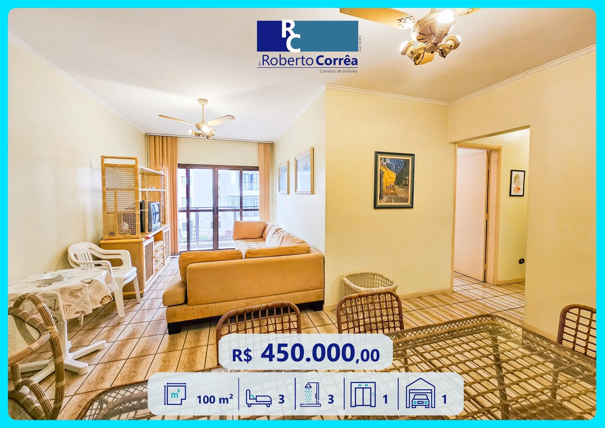 🌟 Exclusividade da Roberto Corr&ecirc;a Im&oacute;veis!
🏡 Apartamento com 3 Dormit&oacute;rios (2 Su&iacute;tes) &ndash; Praia das Ast&uacute;rias &ndash; &Oacute;tima Localiza&ccedil;&atilde;o!
📐 Aproximadamente 105 m&sup2; | 🚗 Vaga Demarcada, P