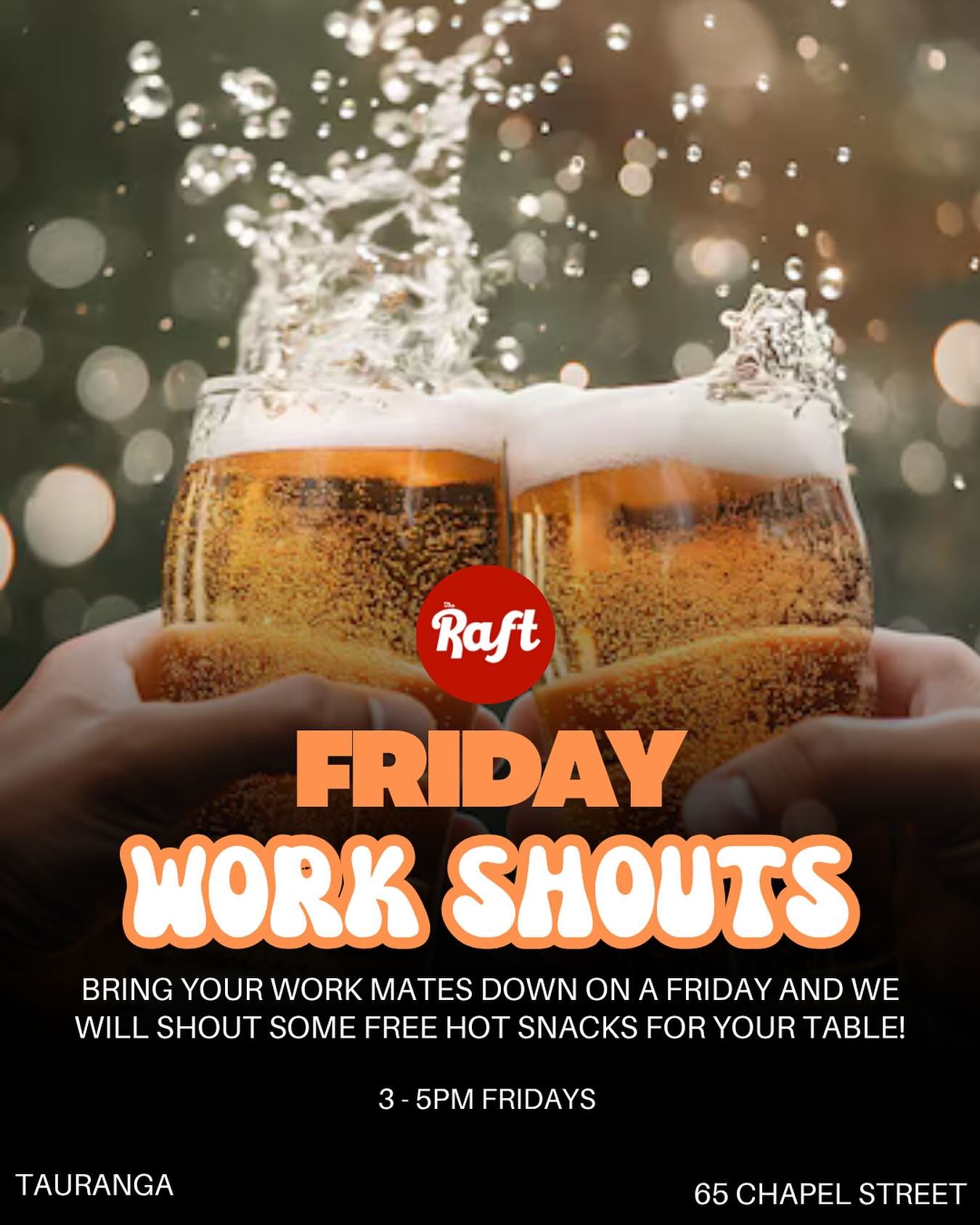 Work shouts at @theraftsocial 🍻🍟